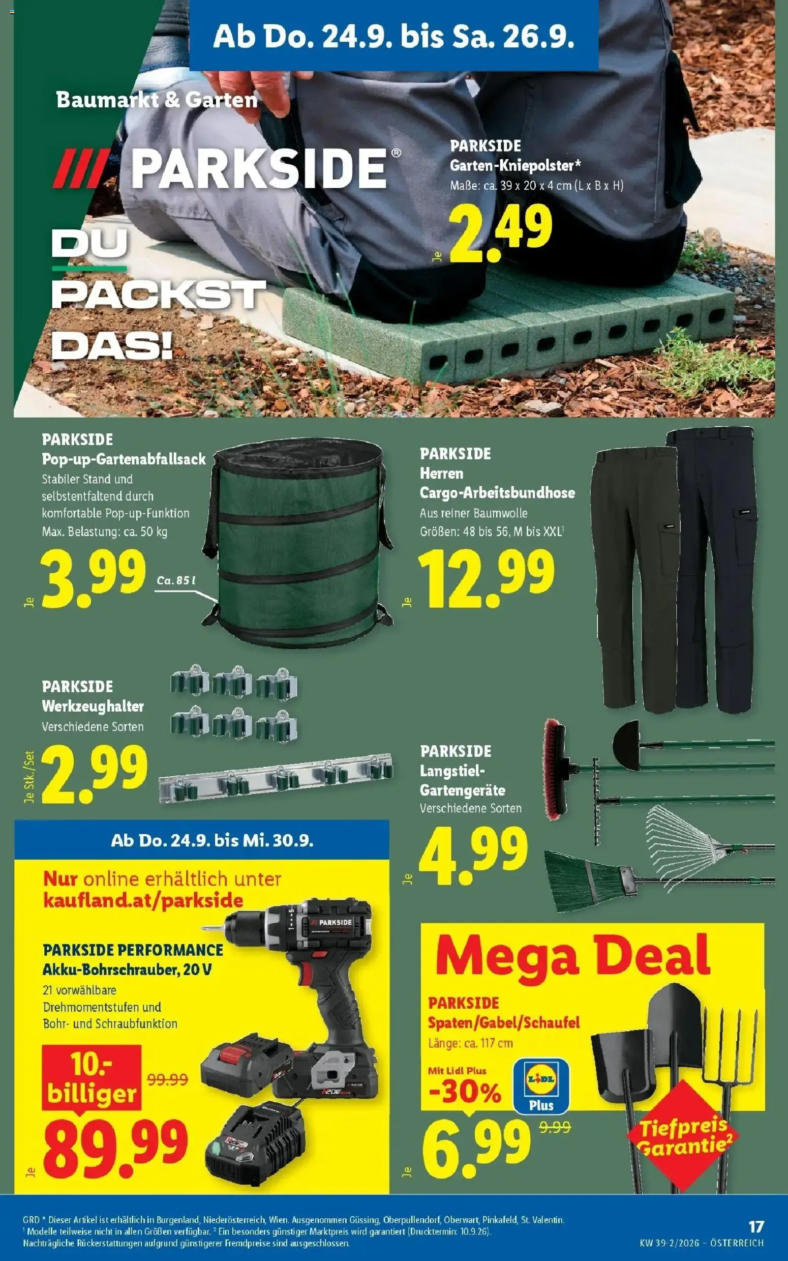 Lidl Flugblatt - Wien ab 24.09.2026 - Angebote ab donnerstag von 24. September bis 26. September 2026 - Flugblätt seite 21