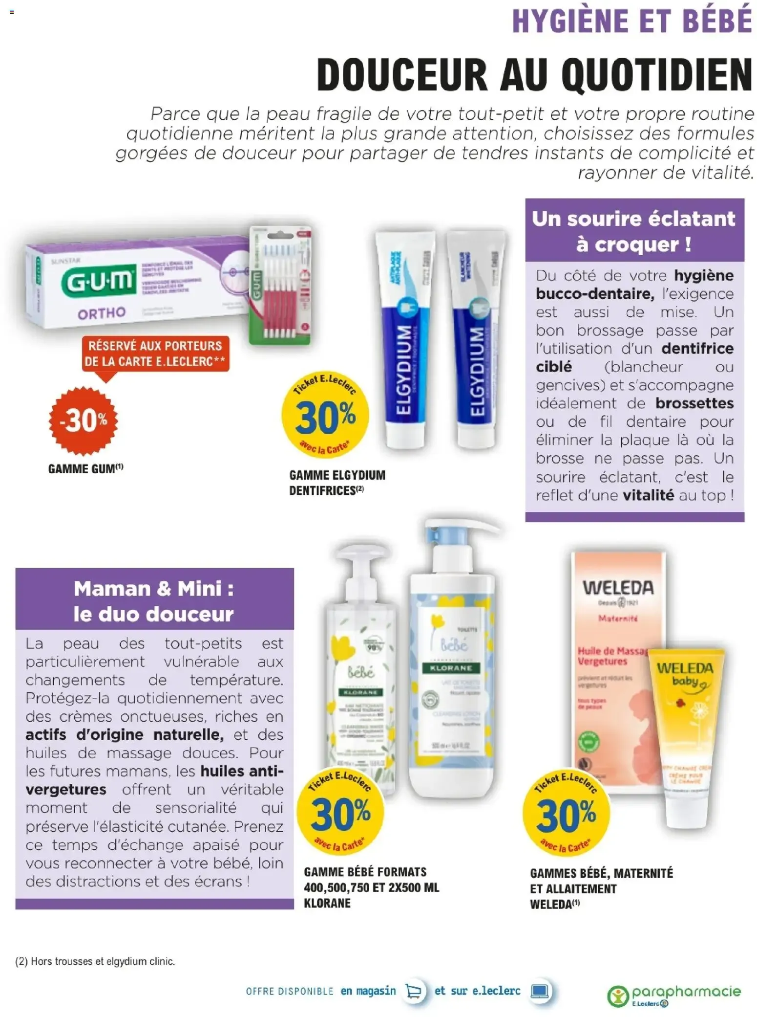 E.Leclerc Parapharmacie - Le Mag: Spécial Automne - Nos Conseils & Offres de Saison du 6 octobre au 31 octobre 2026 - Catalogue page 19