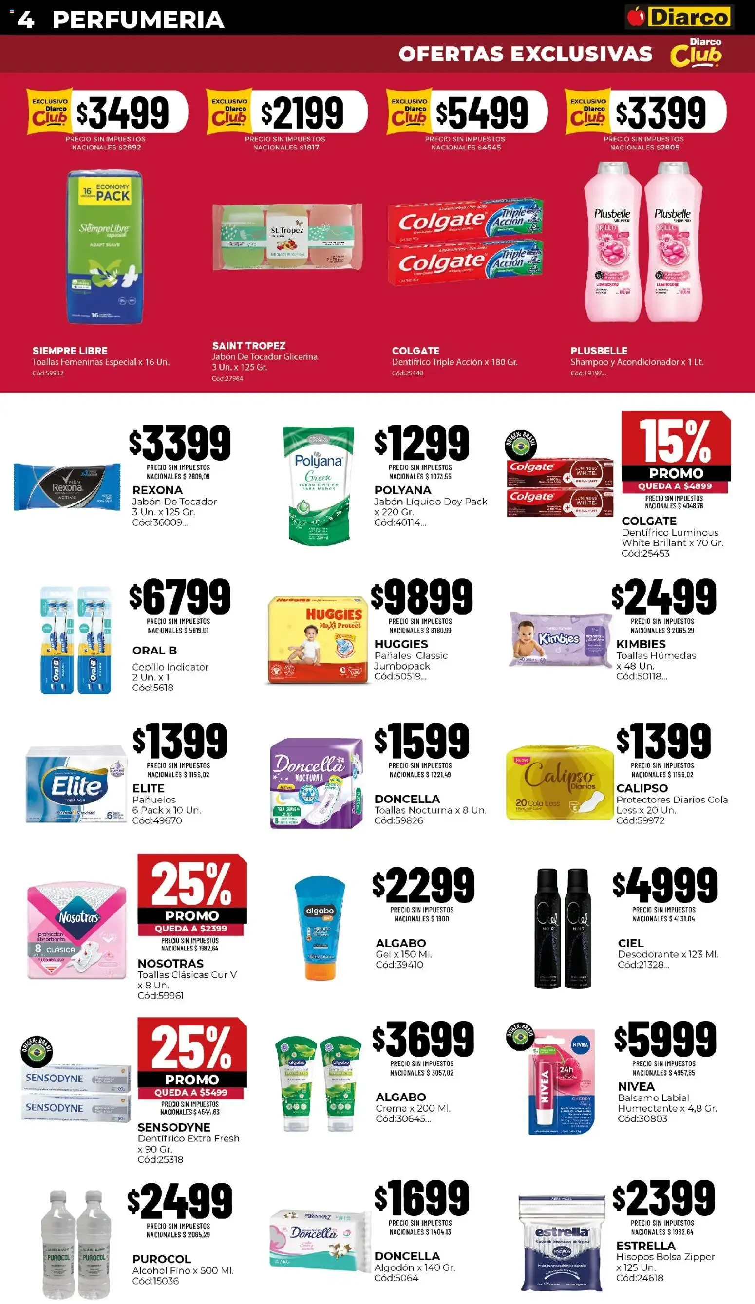 Ofertas de Diarco - ¡Todos pueden comprar por unidad o cantidad! 14 de septiembre al 18 de septiembre 2026 - Página 4 del catálogo