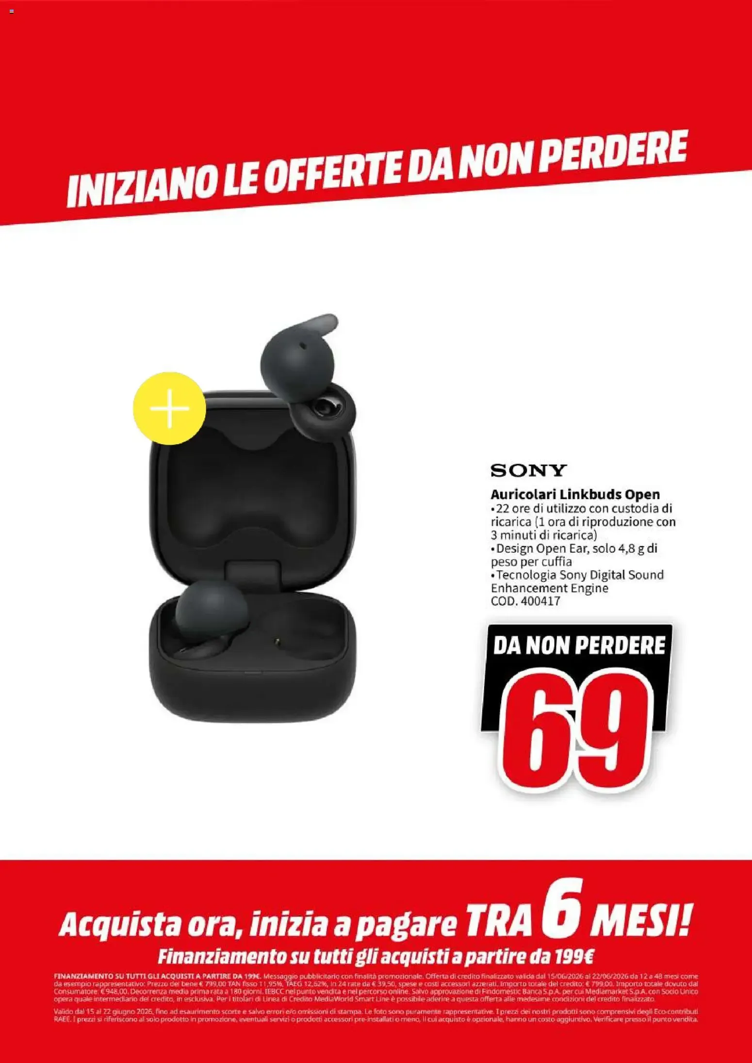 Nuovo Media World volantino dal 15/06/2026 > offerte anteprima 🛍️ da 15 giugno a 22 giugno di 2026 - Pagina del volantino 10