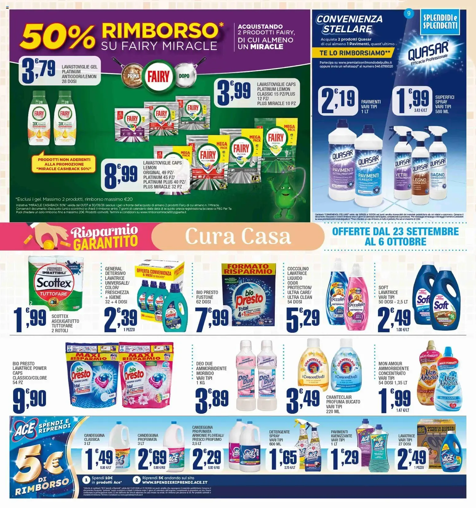 Splendidi e Splendenti volantino dal 23/09/2026 - online Offerte da 23 settembre a 6 ottobre di 2026 - Pagina del volantino 9