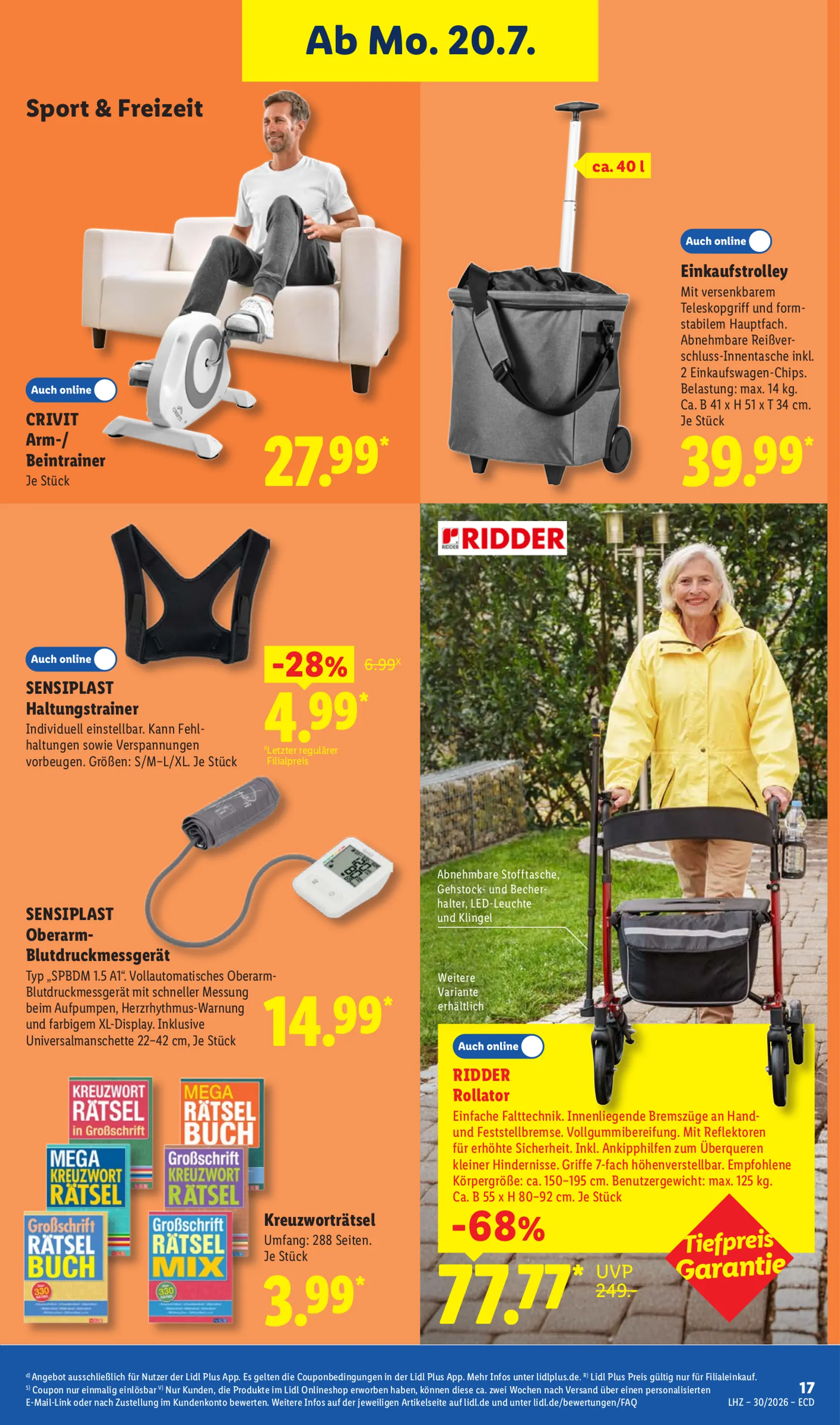 Lidl: Sparen beim Preisführer von 20. Juli bis 25. Juli 2026 - Prospekt seite 42