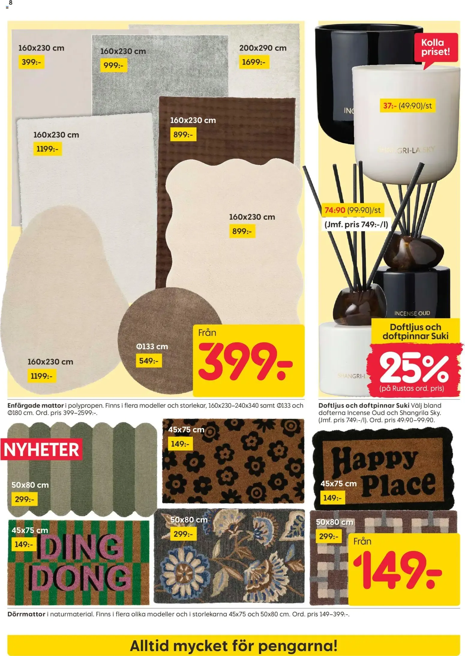 Rusta erbjudanden från 31/08/2026 - 06/09/2026 > Reklamblad nuvarande rabatter från 31 augusti till 6 september 2026 - Reklamblad sidor 8