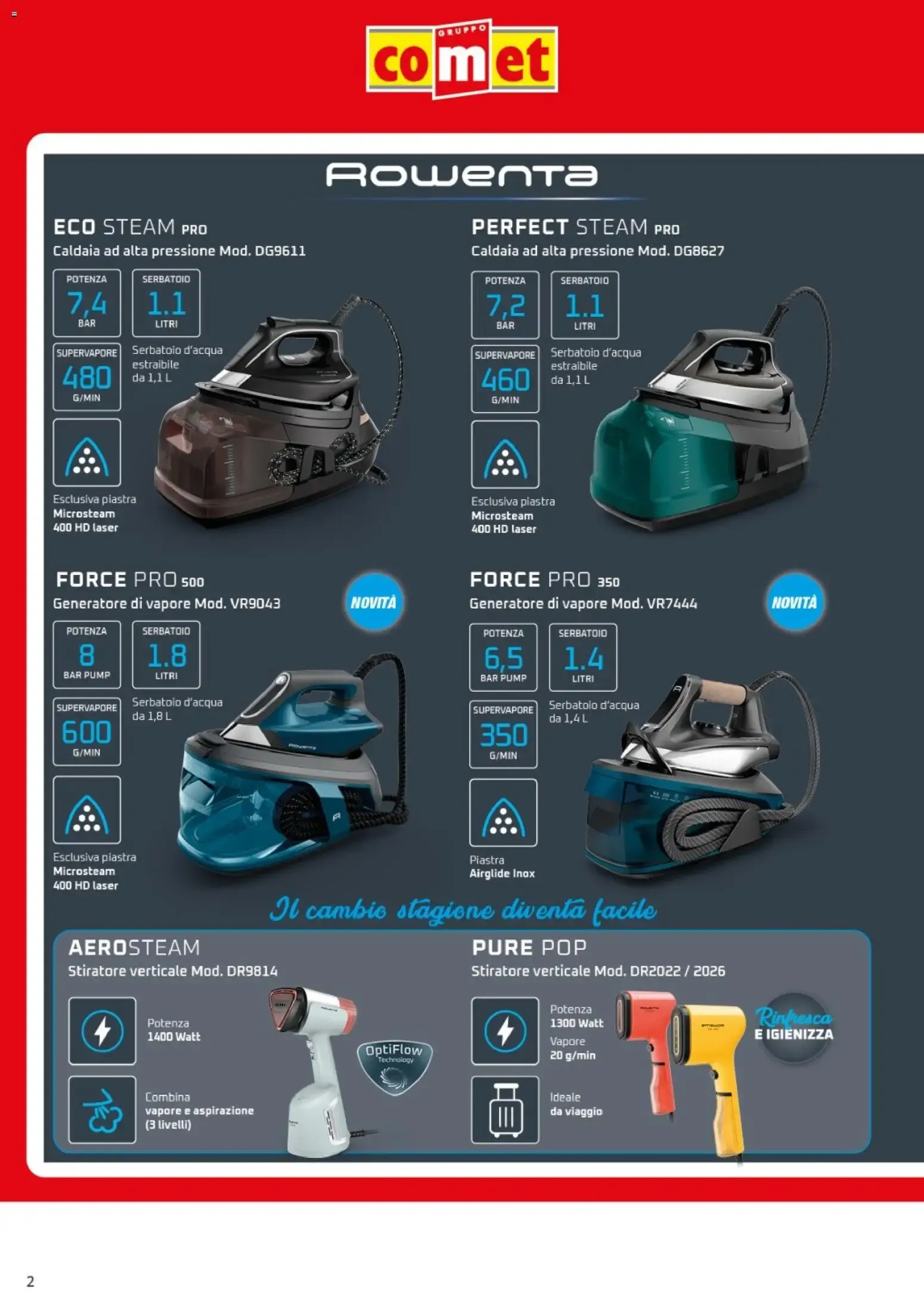 Rowenta: Tecnología e Innovación para tu Casa - Grupo Comet da 20 agosto a 13 settembre di 2026 - Pagina del volantino 2