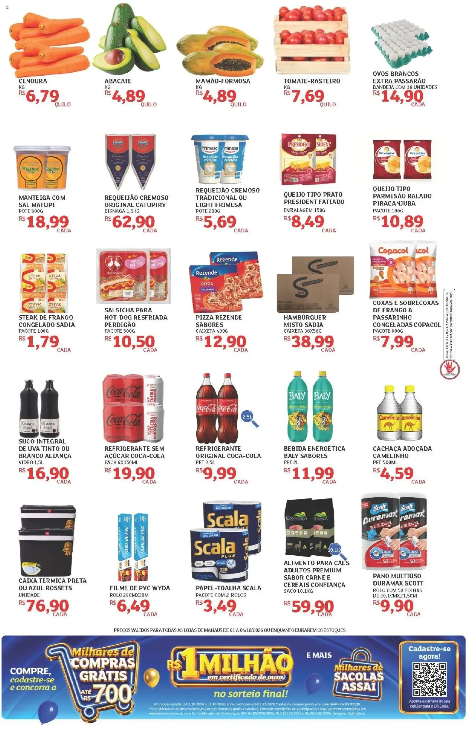 Encarte de Assaí Atacadista ofertas - AM de 01/10/2026 | Promoções Online 1 de outubro até 4 de outubro 2026 - Pagina 3