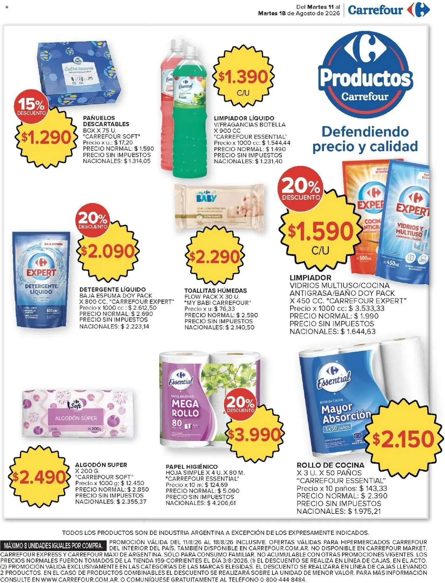 Ofertas de Carrefour ofertas || del 11/08/2026 - 18/08/2026 || Promociones 11 de agosto al 18 de agosto 2026 - Página 18 del catálogo