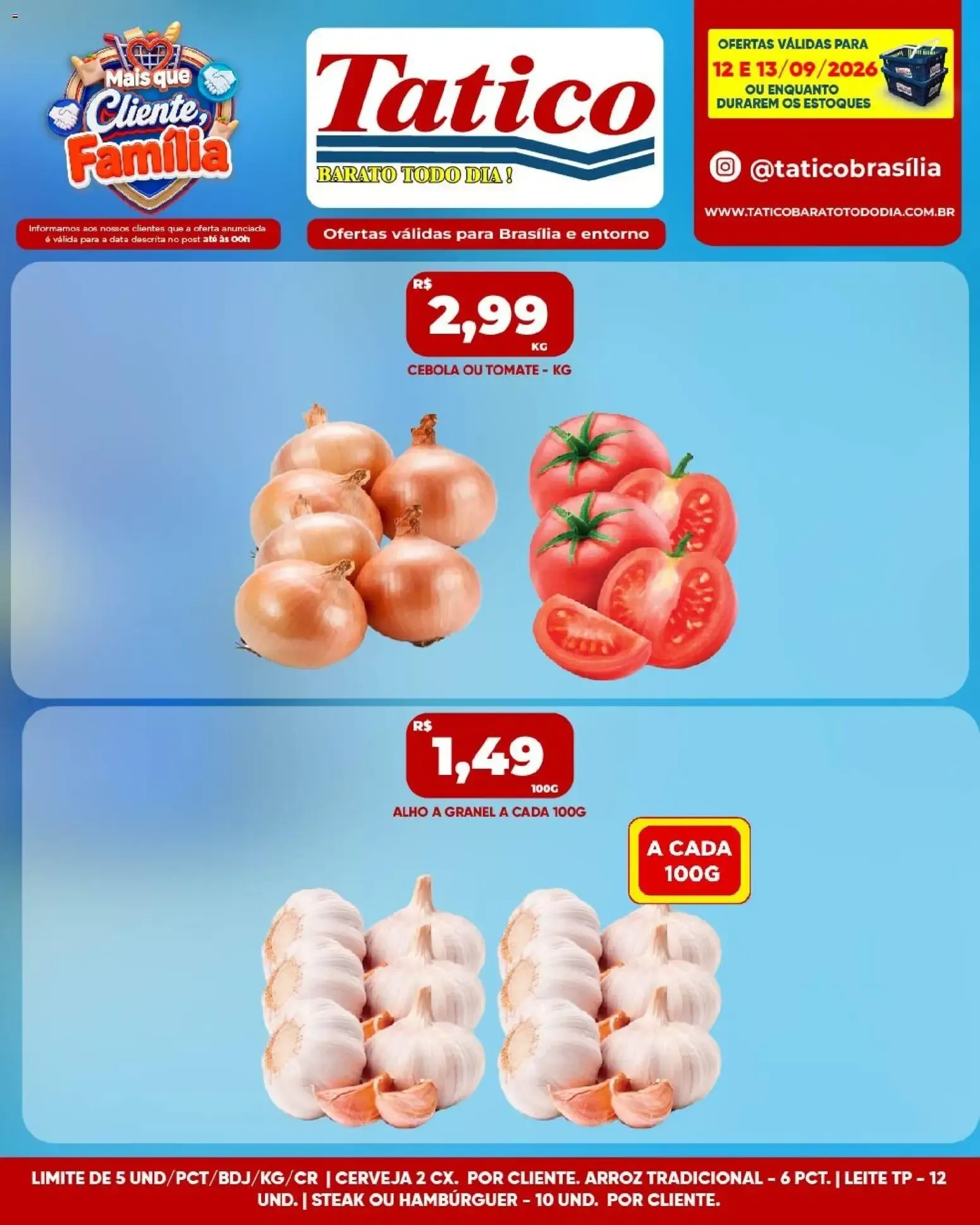 Tatico ofertas Fim de Semana de 12/09/2026 | Promoções Online