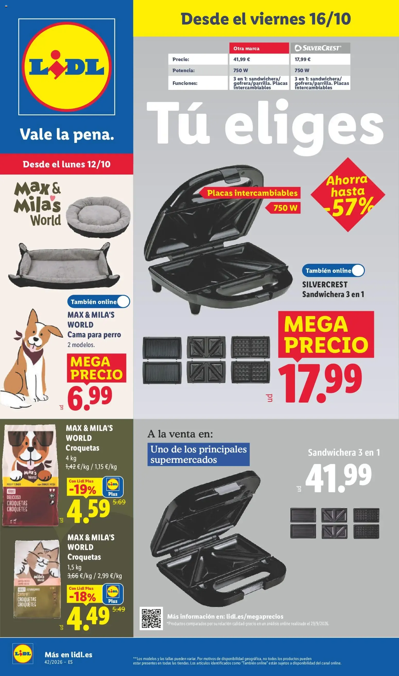 Catálogo de Lidl folleto de bazar del 12/10/2026 | Ofertas 12 de octubre al 18 de octubre 2026 - Página 1