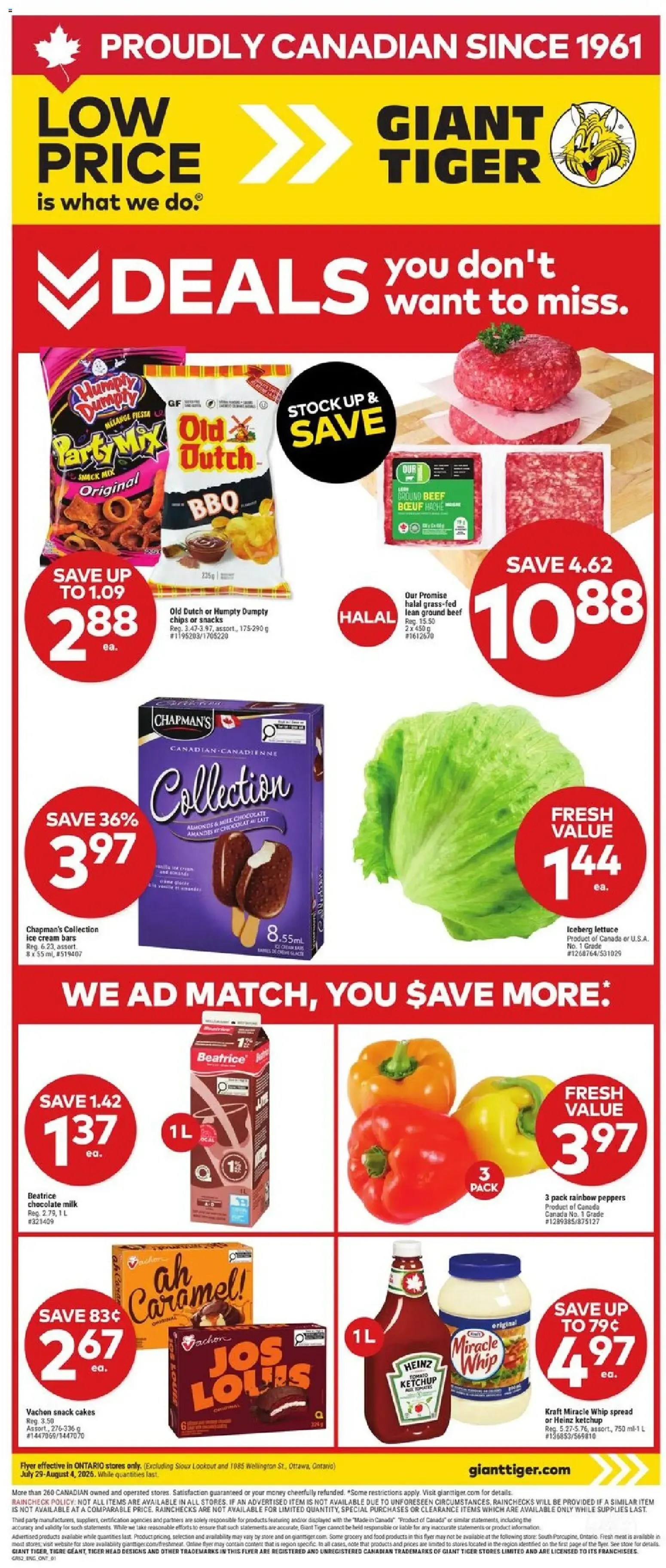 Giant Tiger Flyer | from Jul 29, 2026 | Weekly deals from July 29 to August 4 2026 - flyer page 1