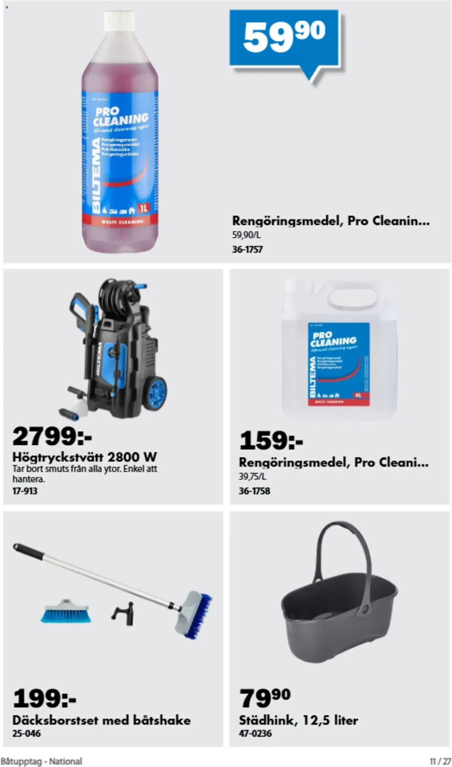 Biltema erbjudanden Båtupptag från 01/09/2026 - 30/09/2026 > Reklamblad nuvarande rabatter från 1 september till 30 september 2026 - Reklamblad sidor 7