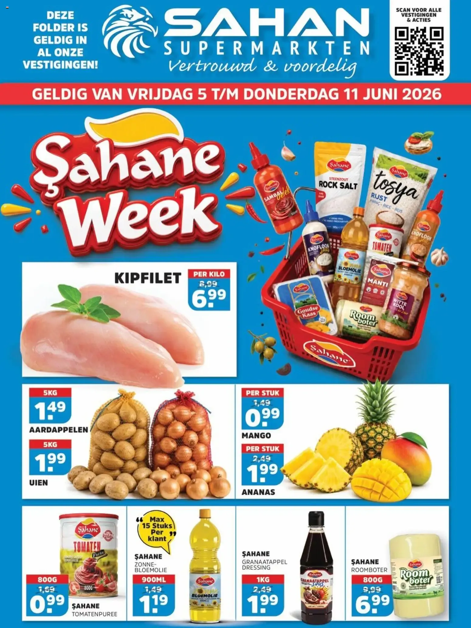 Sahane Week - Sahan Supermarkten van 5 juni tot 11 juni 2026 - Folder pagina 1