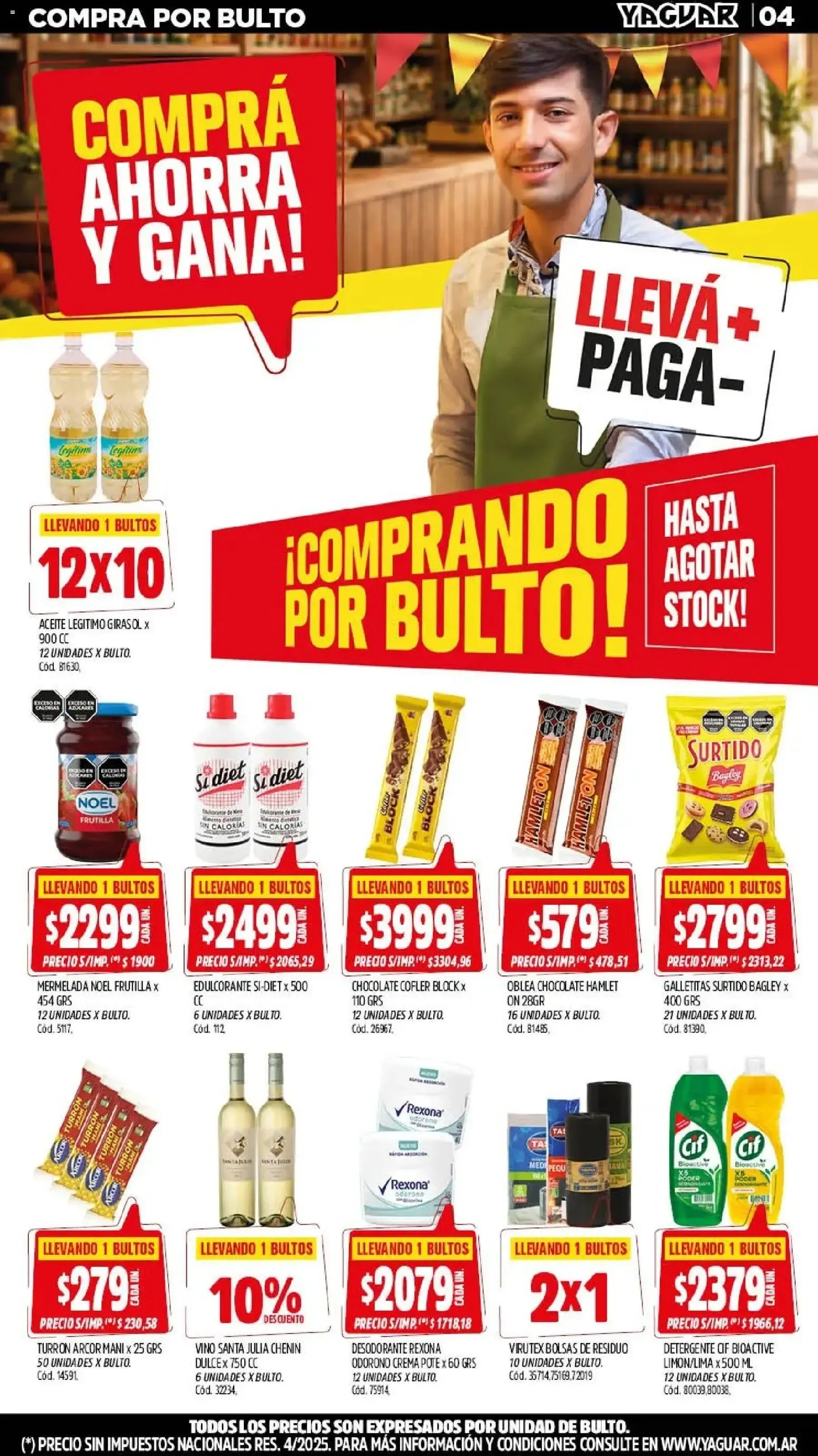 Ofertas de Yaguar - Oferta Semanal Mar del Plata del 21/09/2026 - 26/09/2026 21 de septiembre al 26 de septiembre 2026 - Página 4 del catálogo