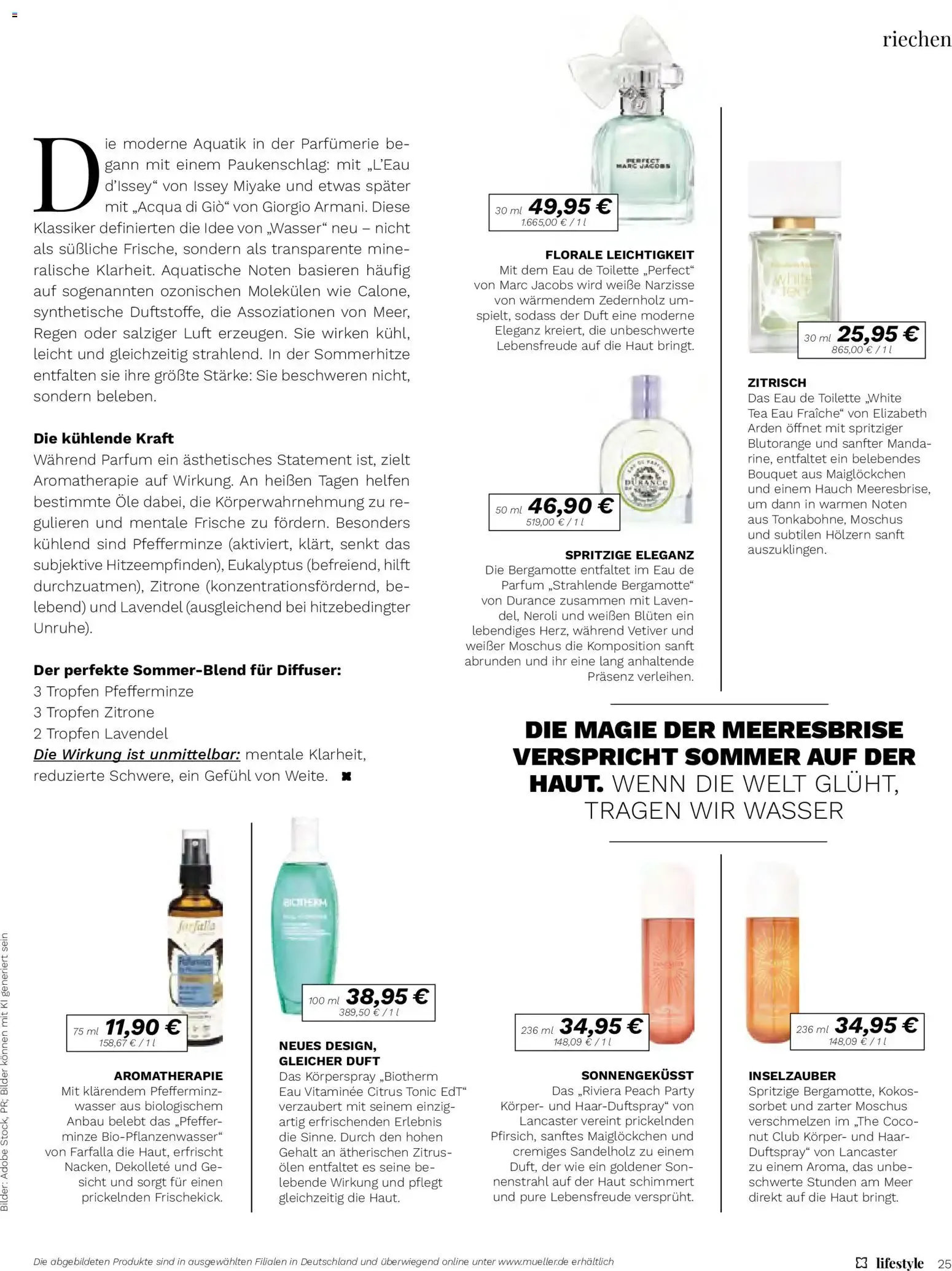 Müller lifestyle: Ihr Wohlfühl-Magazin - Urlaub fürs Ich von 10. Juli bis 31. August 2026 - Prospekt seite 25