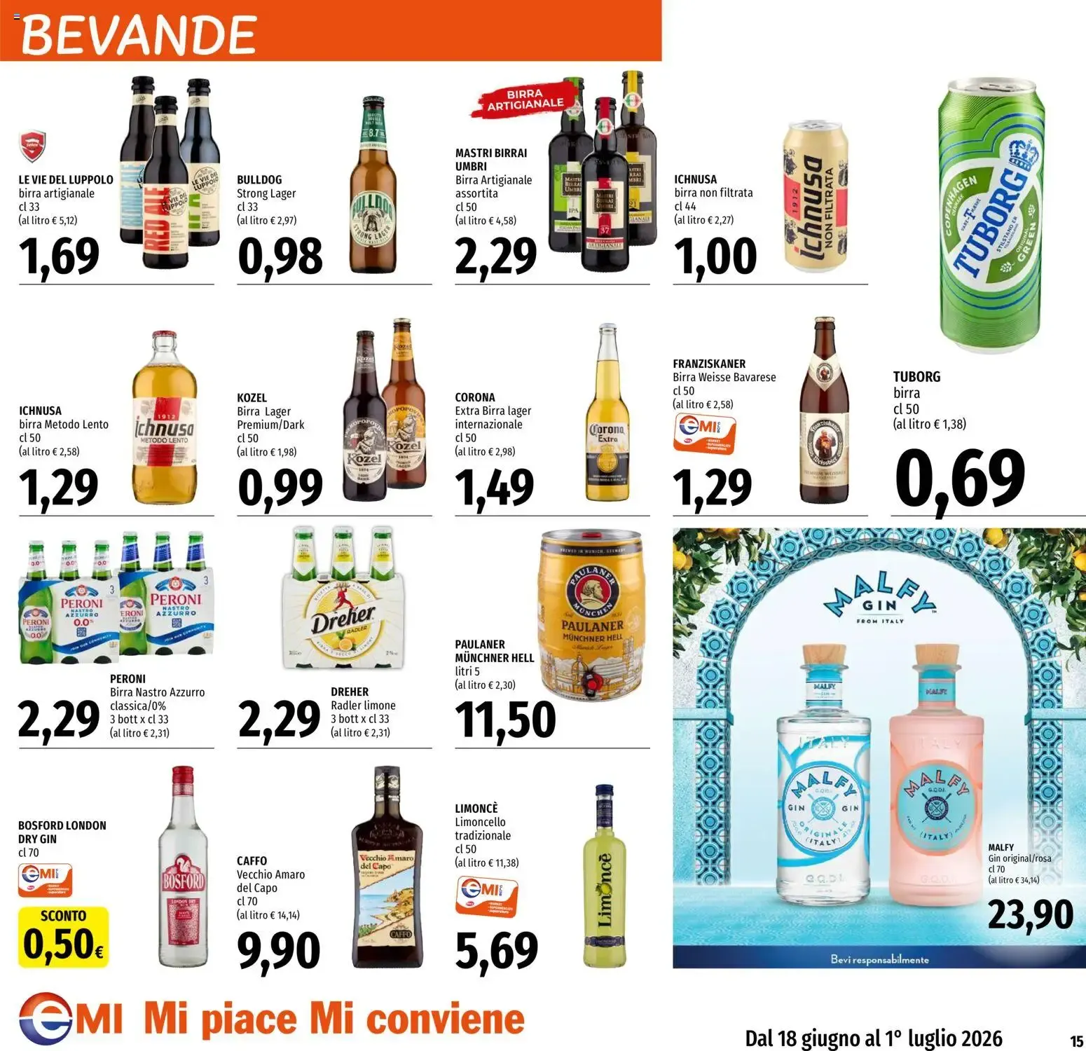 EMI volantino dal 18/06/2026 - online Offerte da 18 giugno a 1 luglio di 2026 - Pagina del volantino 15