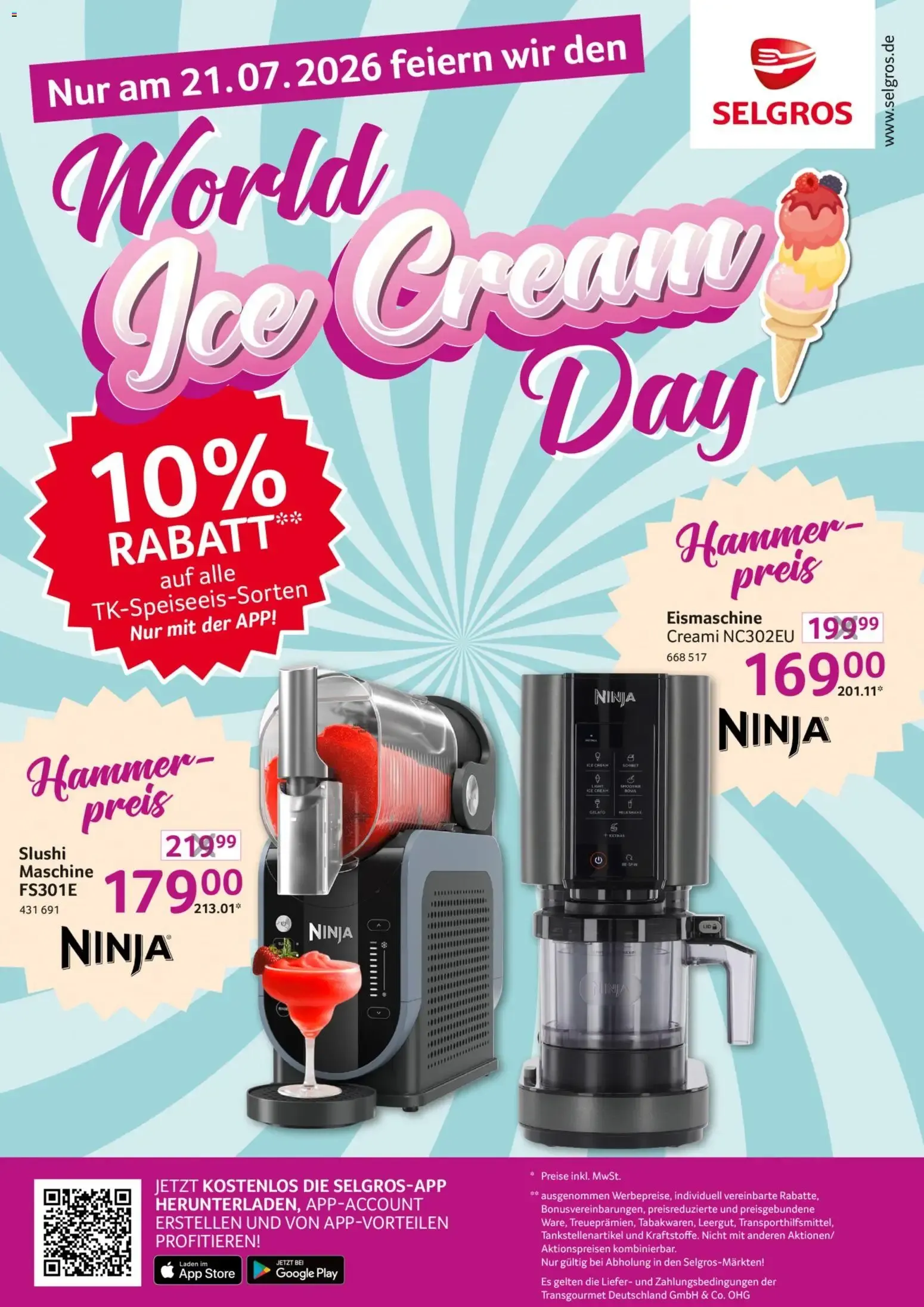 Selgros World Ice Cream Day (ab 21.07.2026) zum Blättern