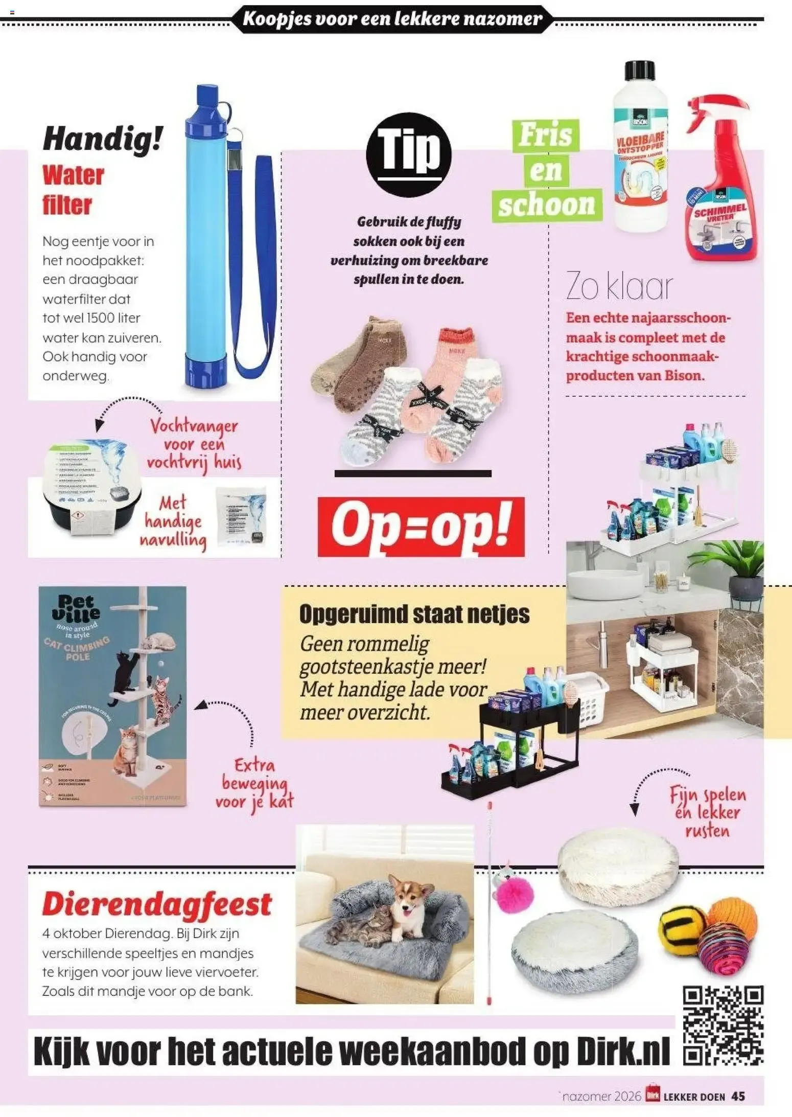 Lekker doen: Groente- en fruitkalender Dirk van 7 september tot 26 oktober 2026 - Folder pagina 45