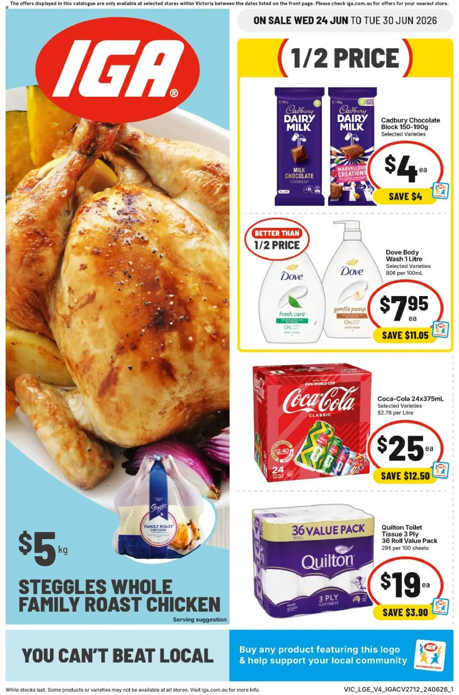IGA - Catalogue valid from 24 June to 30 June 2026 - page 1