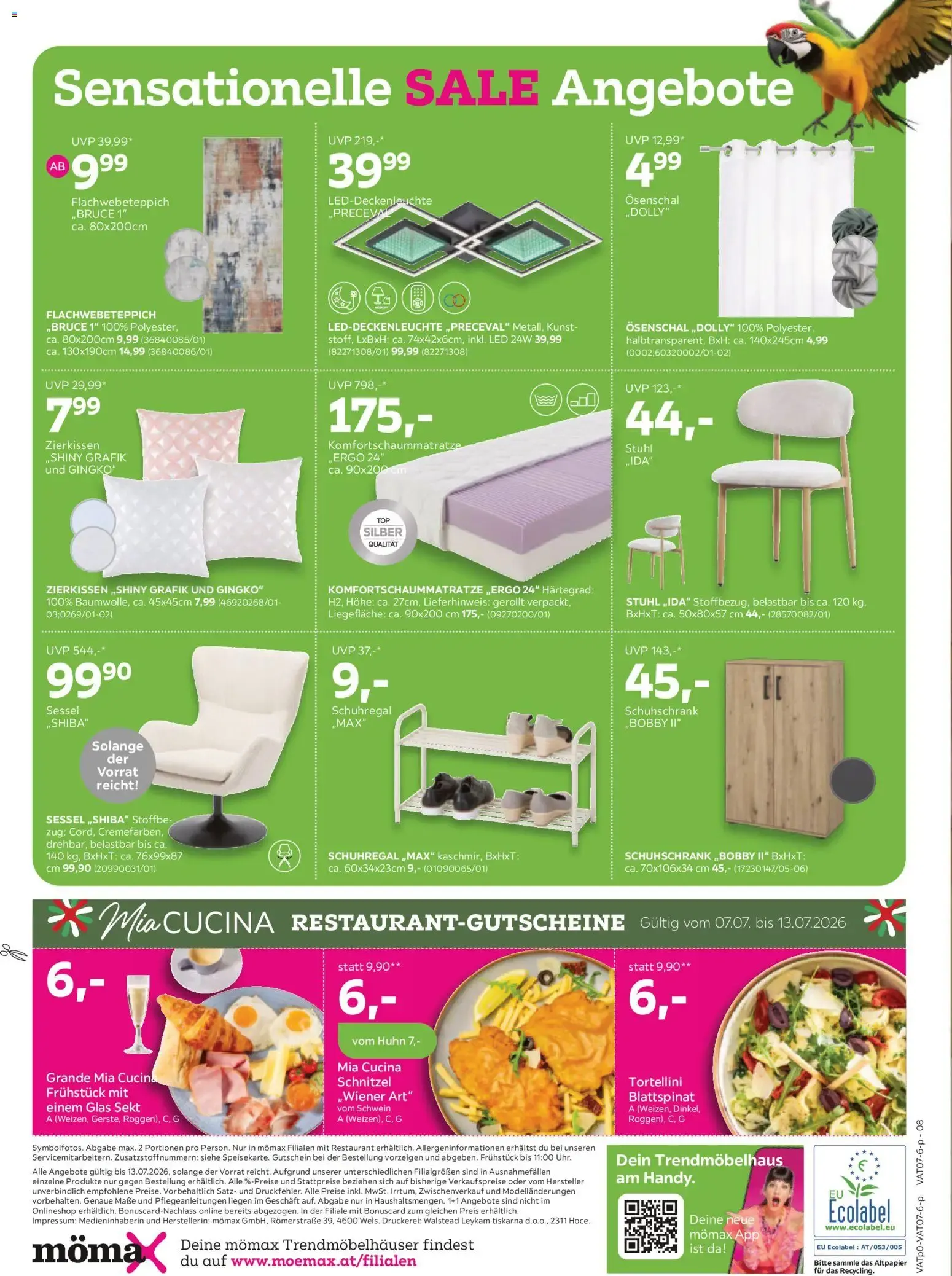 Mömax SALE: Hasta -70% en Muebles y Cocinas von 7. Juli bis 13. Juli 2026 - Flugblätt seite 8