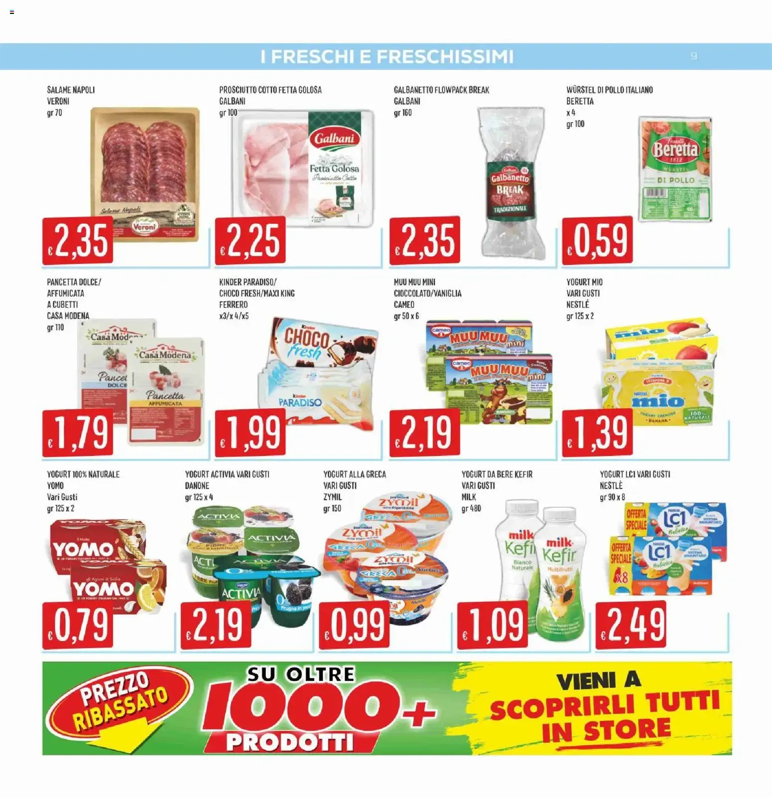 SISA I Supermercati Italiani - Un Mare di Offerte da 9 luglio a 22 luglio di 2026 - Pagina del volantino 9