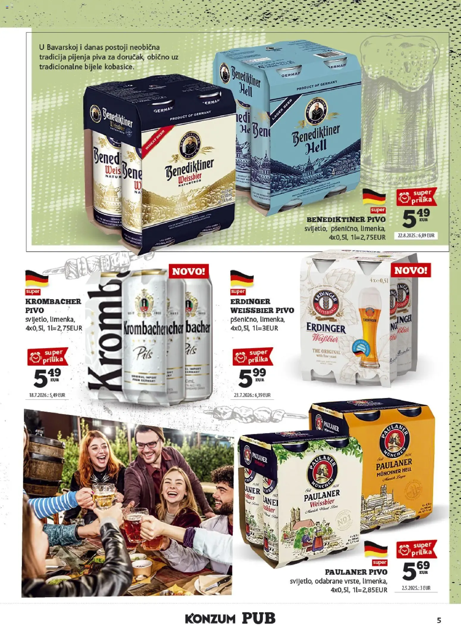 Katalog Konzum Pub: Oferta de Cervezas od 14. rujna do 27. rujna 2026. - Pregled Stranica 5