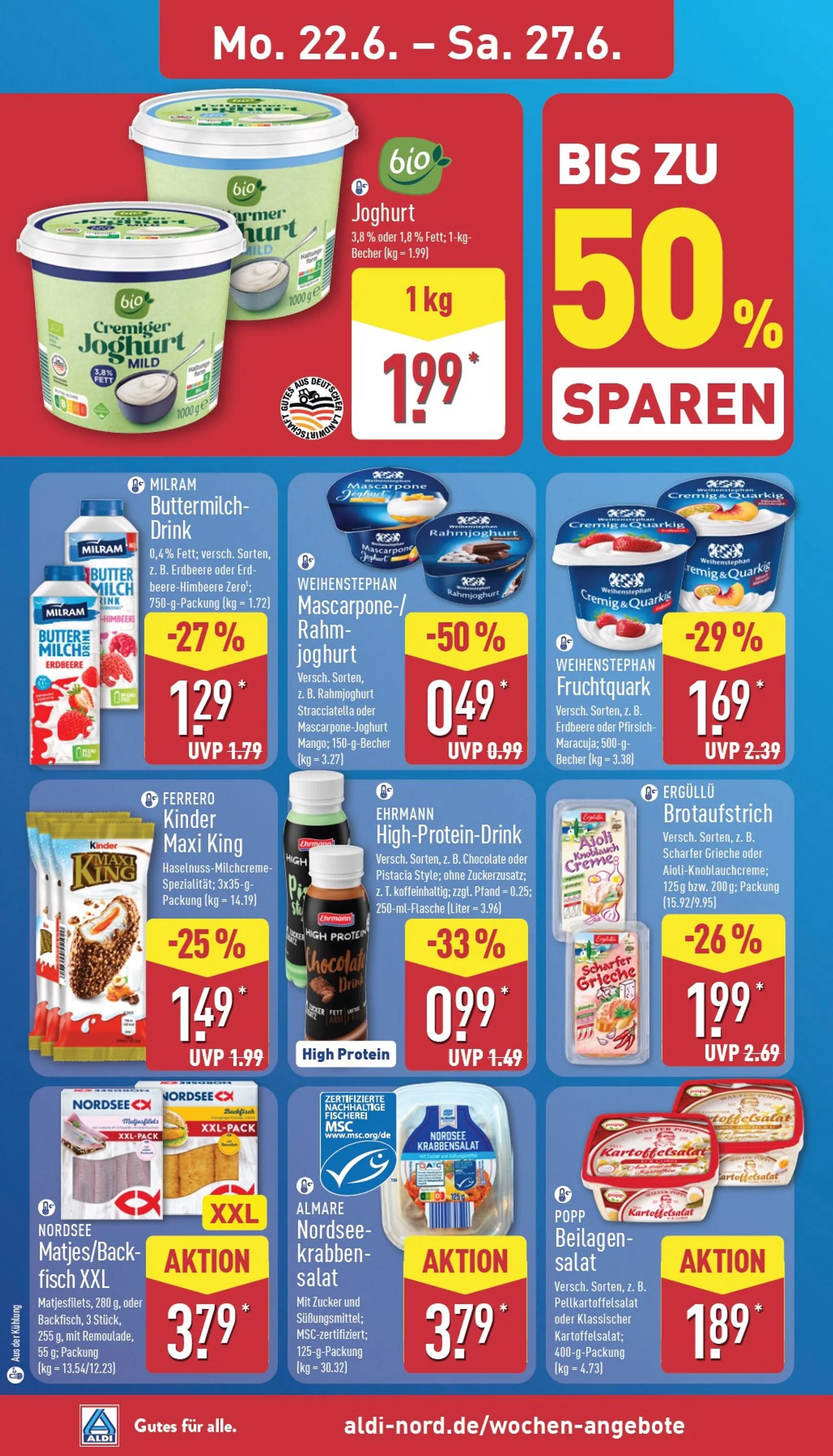 ALDI NORD Prospekt – von Montag 22.06.2026 bis Samstag 27.06.2026 von 22. Juni bis 27. Juni 2026 - Prospekt seite 8