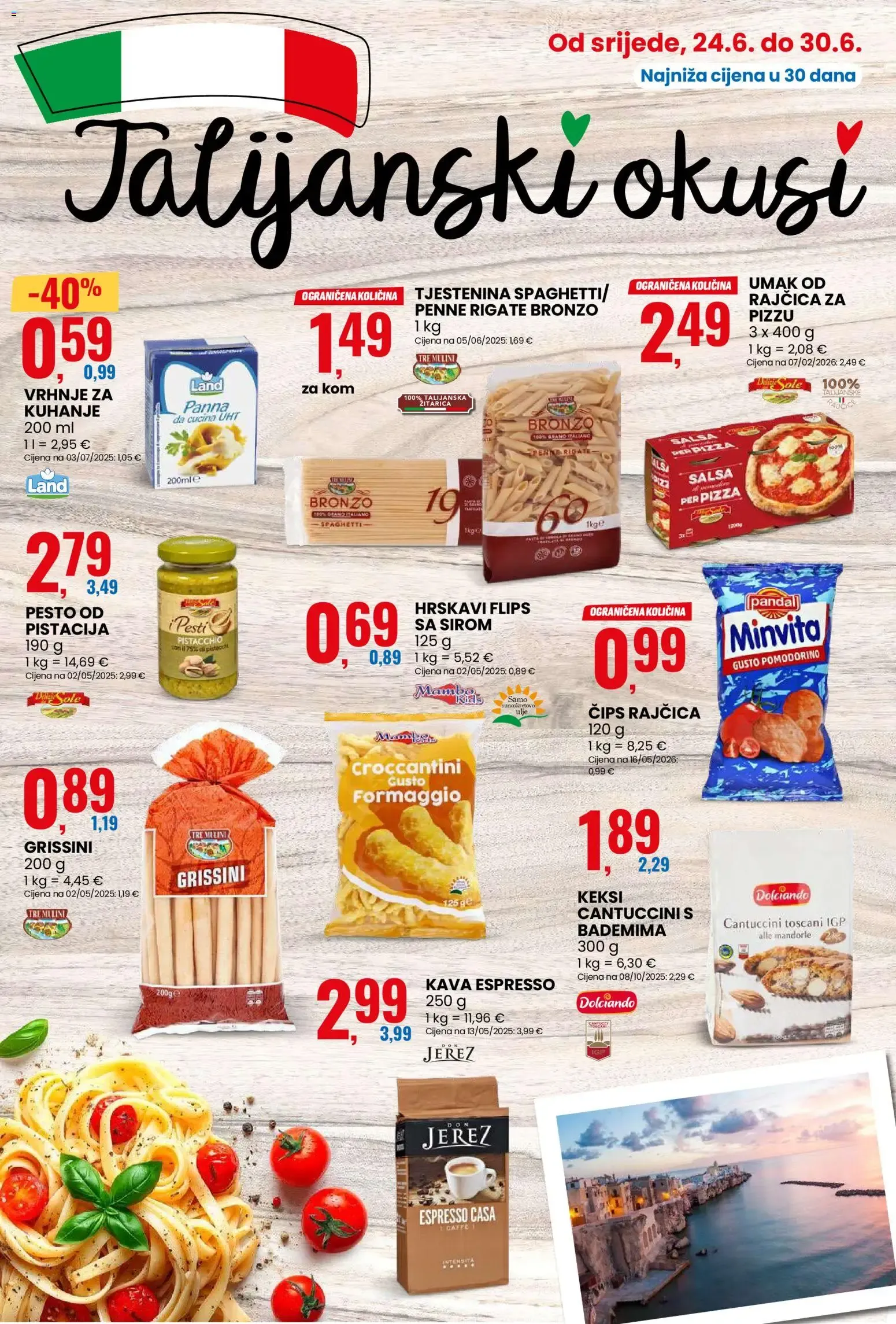 Katalog Pametna kupnja: Talijanski okusi od 24. lipnja do 30. lipnja 2026. - Pregled Stranica 6
