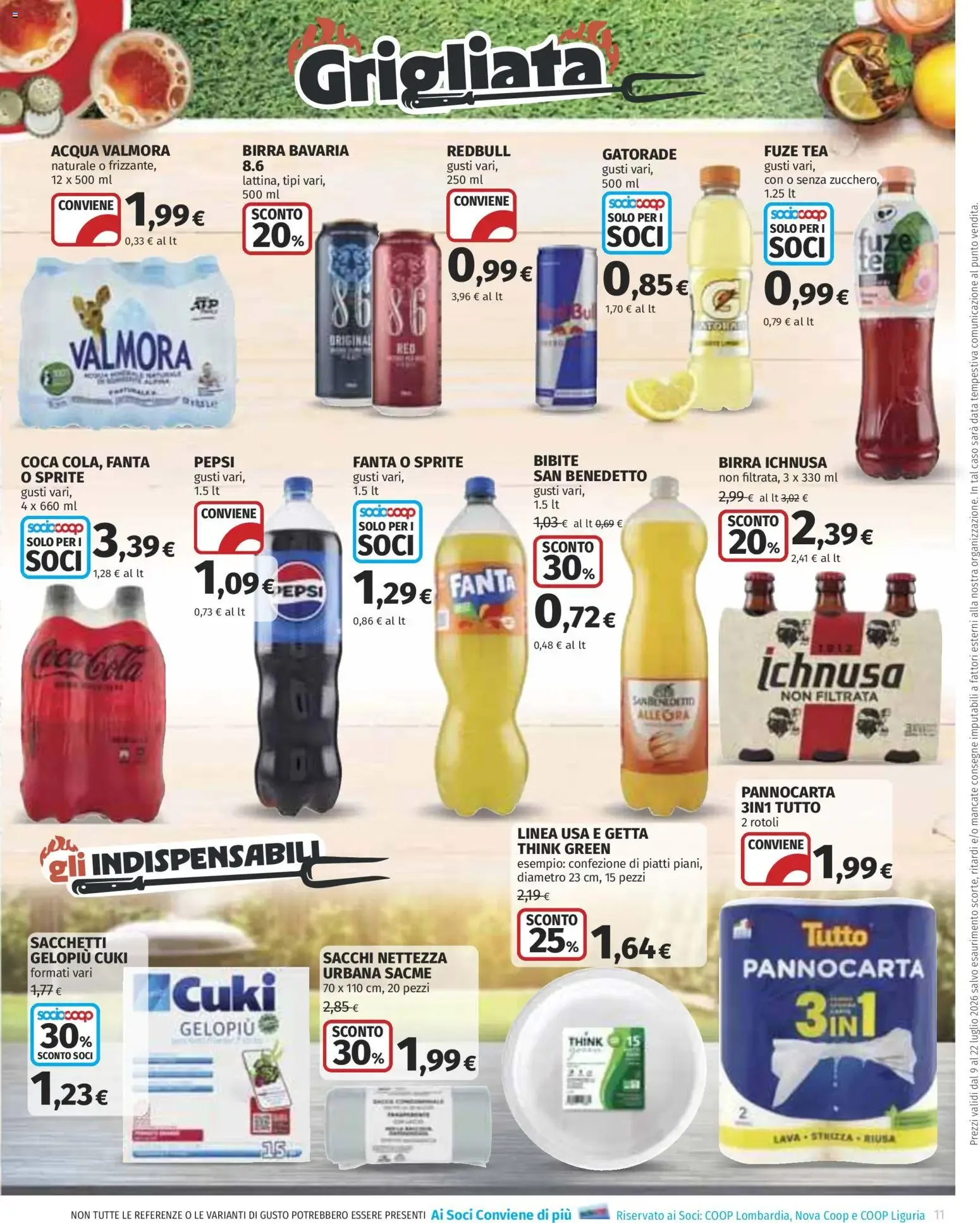 COOP Extra Offerte da 9 luglio a 22 luglio di 2026 - Pagina del volantino 11