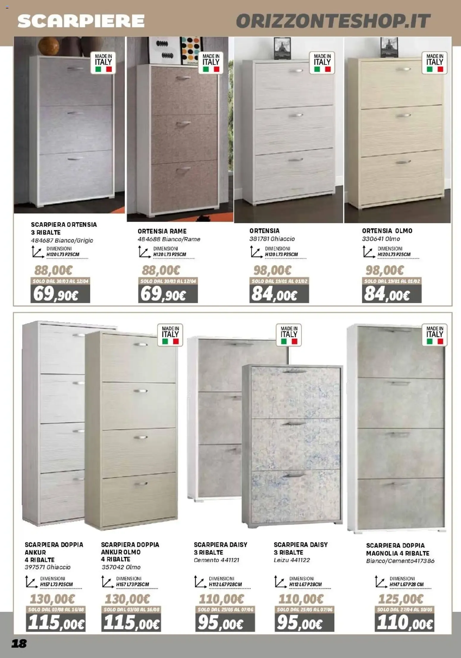 Orizzonte Catalogo Mobile 2026 da 16 gennaio a 27 settembre di 2026 - Pagina del volantino 18