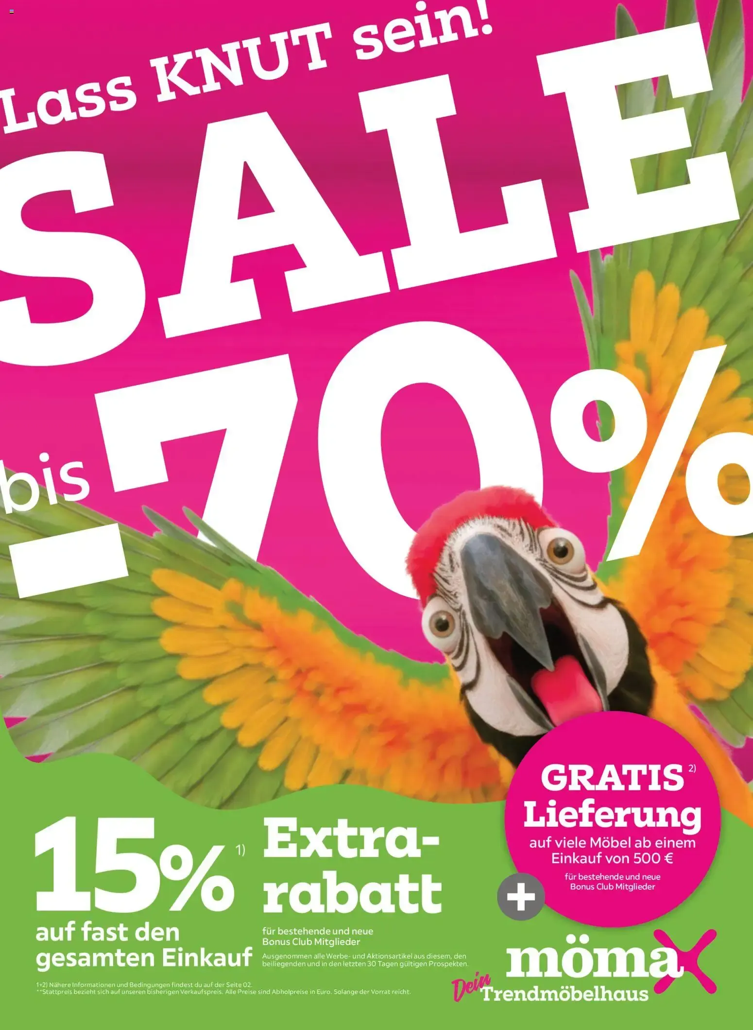 Mömax Prospekt (ab 29.06.2026) zum Blättern von 29. Juni bis 5. Juli 2026 - Prospekt seite 1