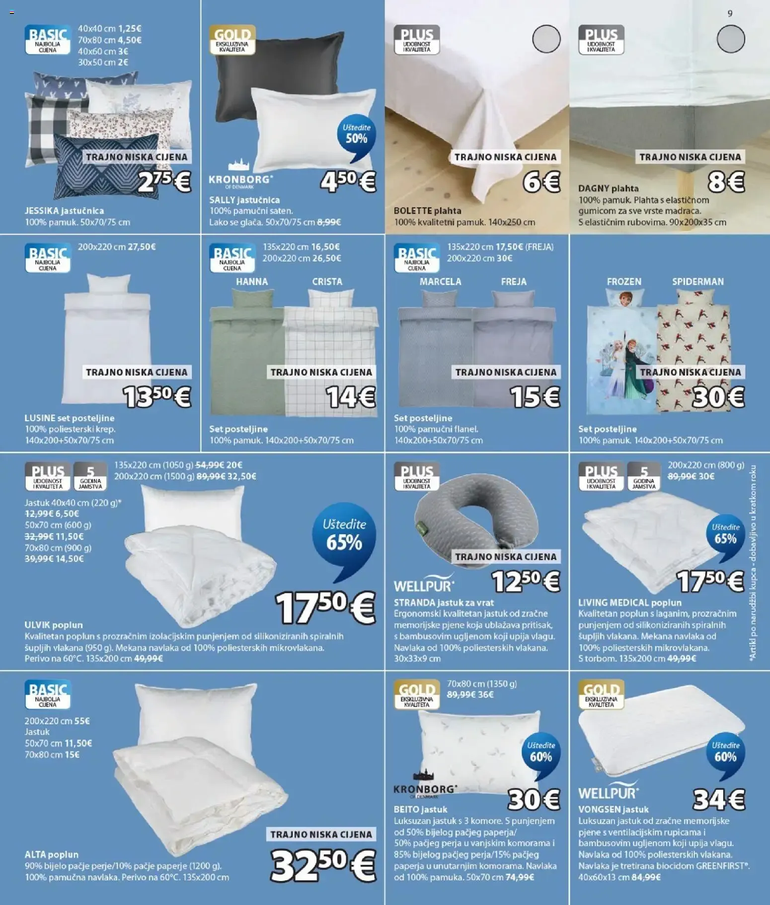 Katalog JYSK: Izvrsna ponuda za vaš dom od 19. kolovoza do 1. rujna 2026. - Pregled Stranica 9