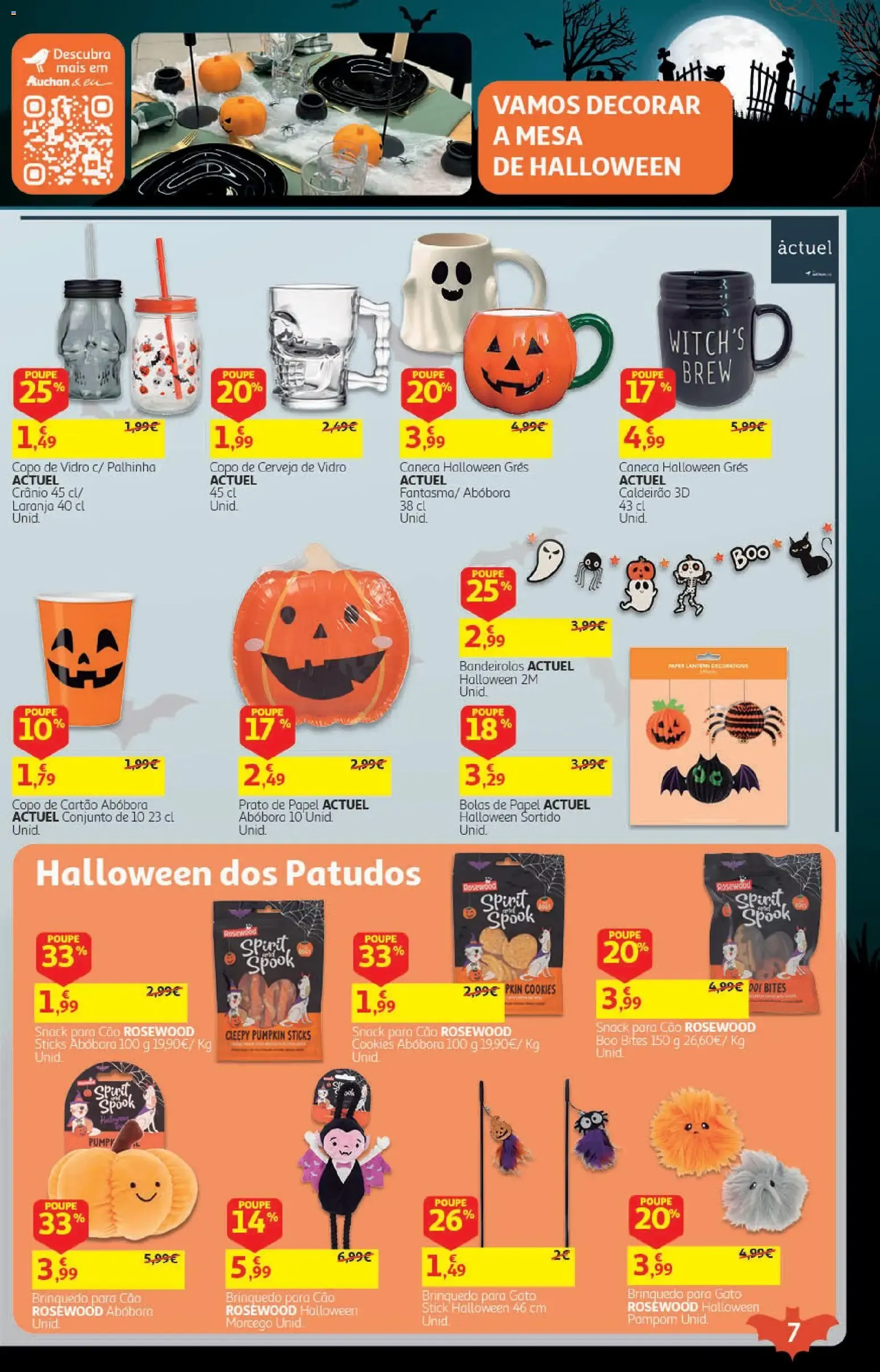 Folheto Auchan Halloween » de 21/10/2026 - 31/10/2026 de 21 de outubro até 31 de outubro 2026 - Pagina 7