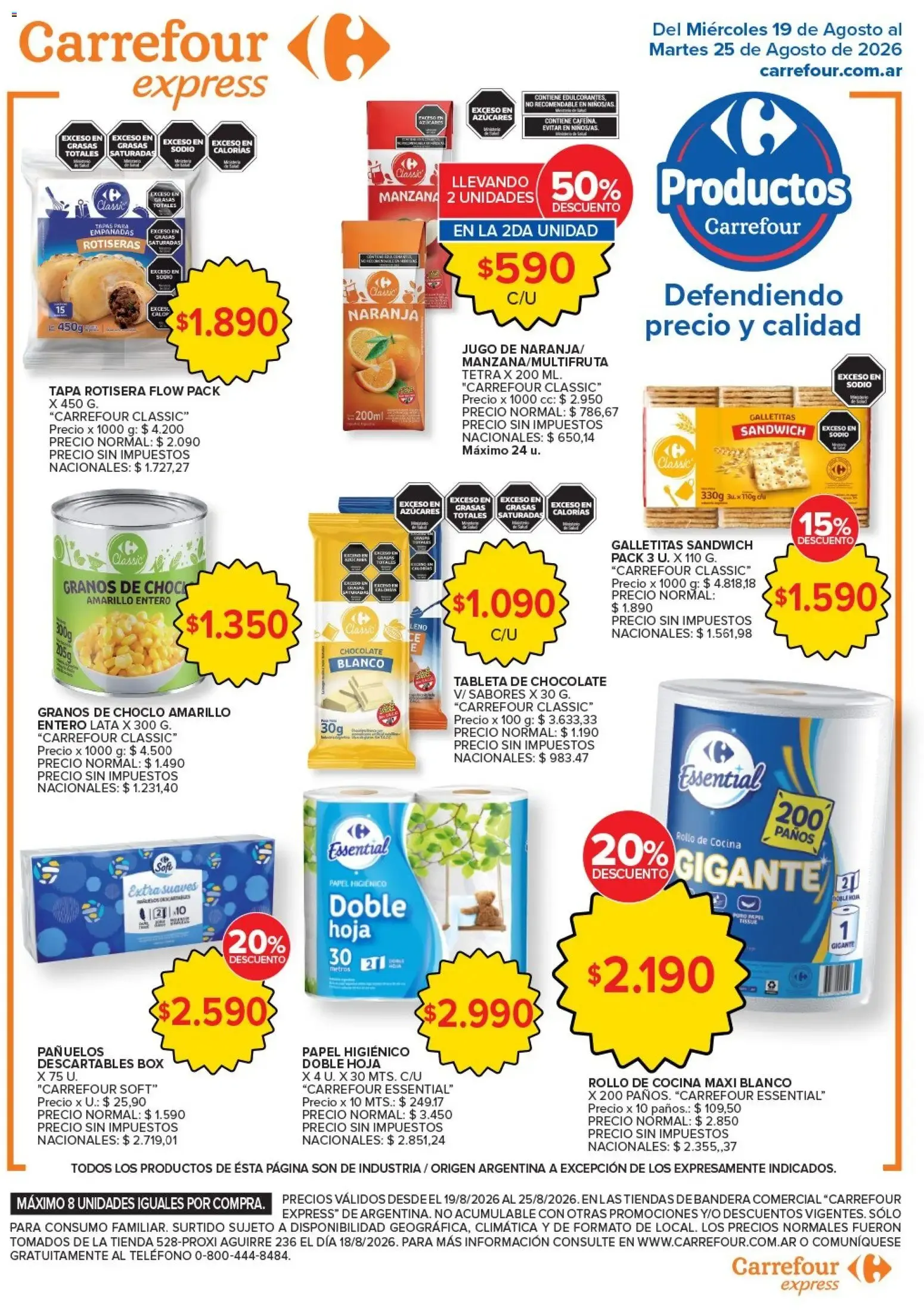 Ofertas de Carrefour - Carrefour Express || del 19/08/2026 - 26/08/2026 || Promociones 19 de agosto al 25 de agosto 2026 - Página 4 del catálogo