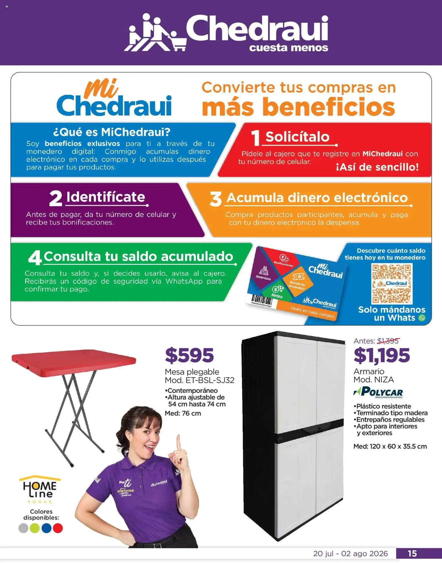 Catálogo de Por ti, llegan los ofertones del verano Chedraui 20 de julio al 2 de agosto 2026 - Pagina 15