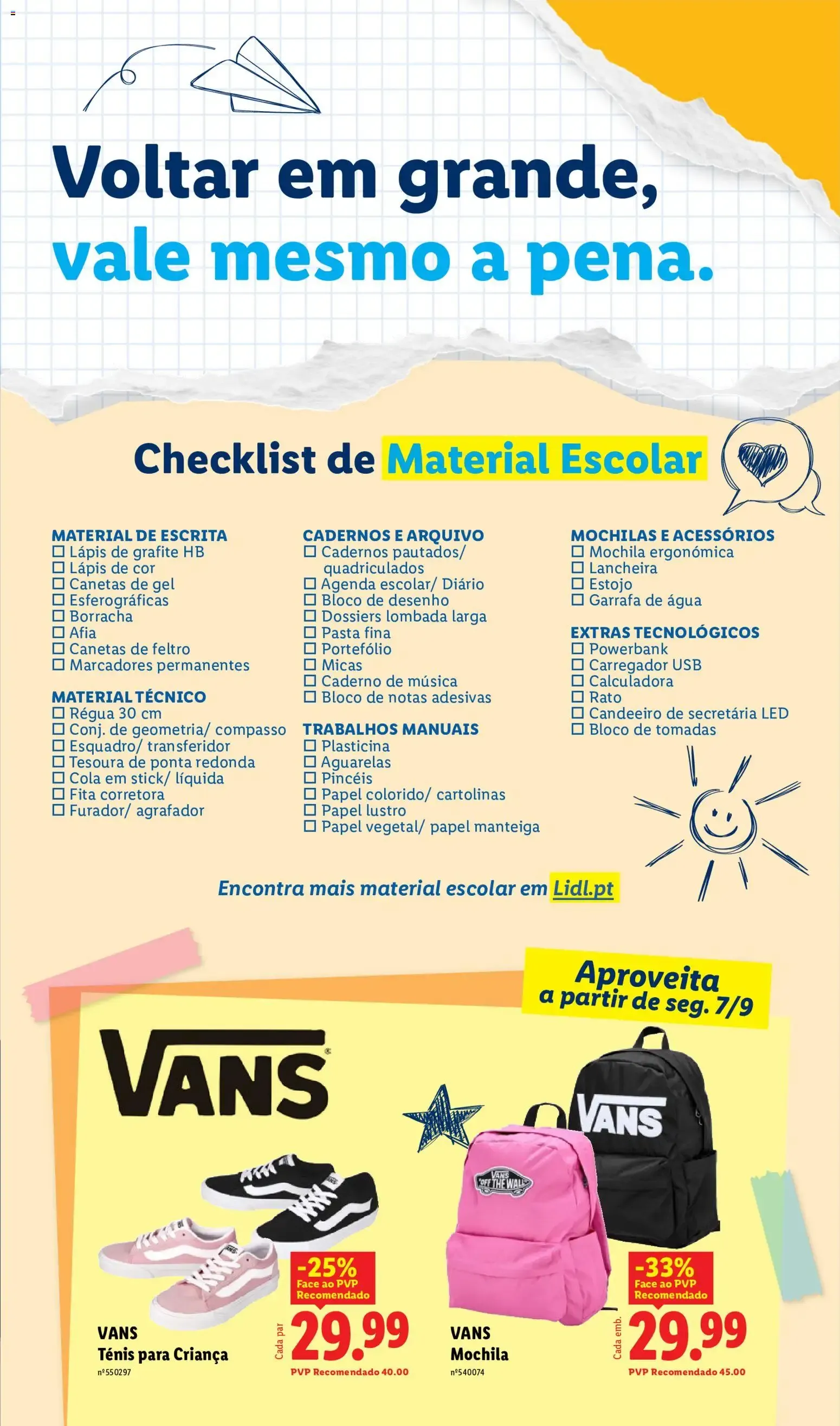 Folheto Regresso às Aulas - Material Escolar de 10 de agosto até 7 de setembro 2026 - Pagina 3