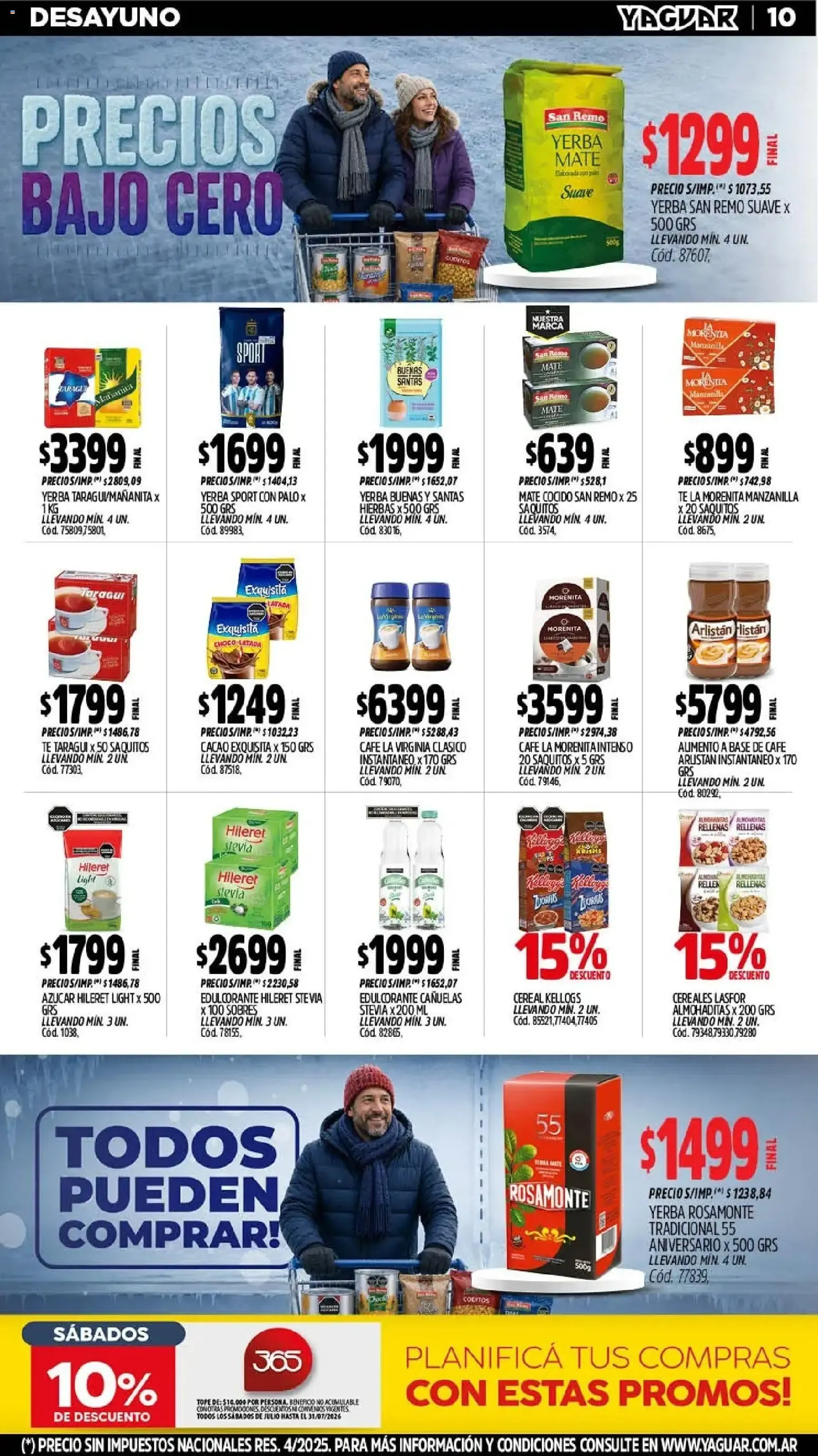 Ofertas de Yaguar - Precios Bajo Cero 20 de julio al 26 de julio 2026 - Página 9 del catálogo