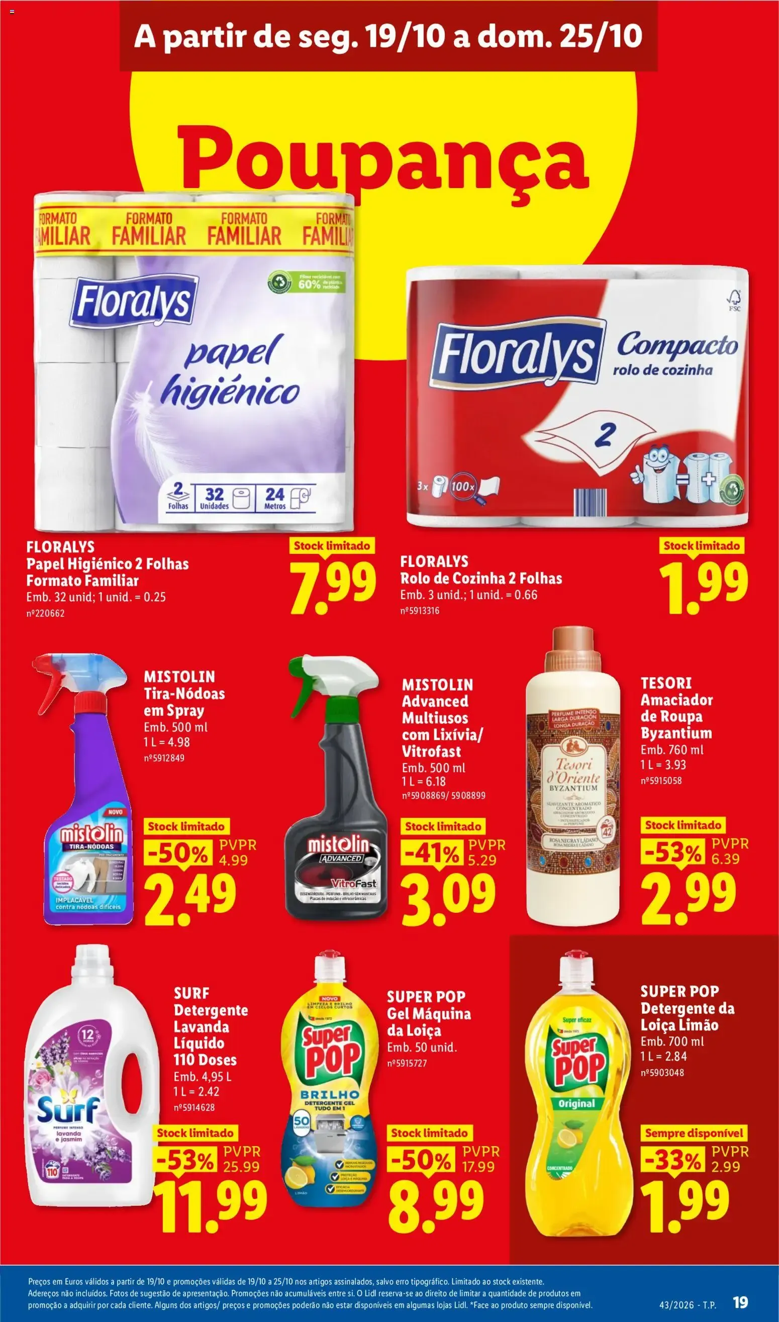 Folheto Lidl Folheto Poupança de 19 de outubro até 25 de outubro 2026 - Pagina 19