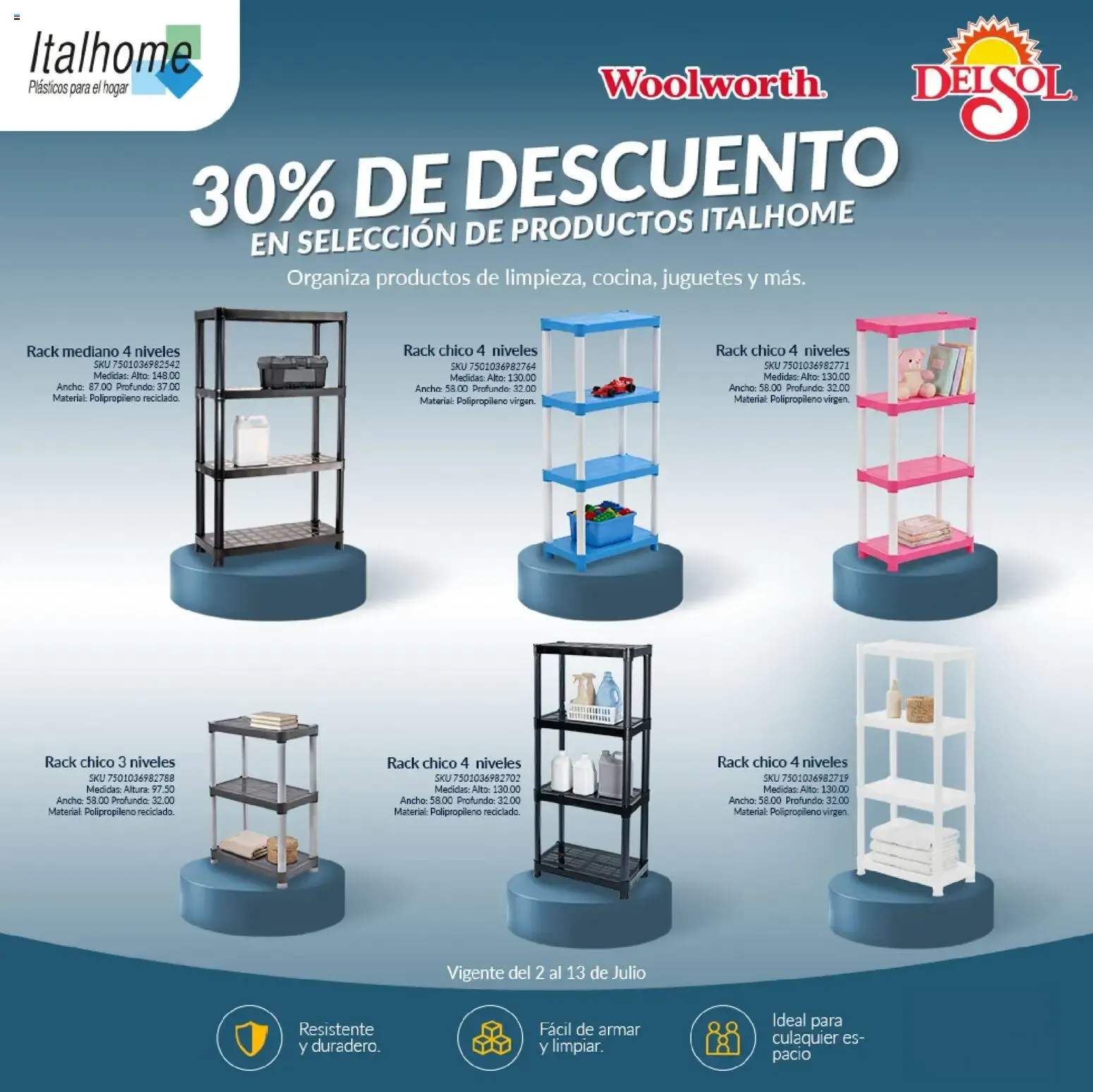 Catálogo de 30% de descuento en selección de productos Italhome 2 de julio al 13 de julio 2026 - Pagina 1