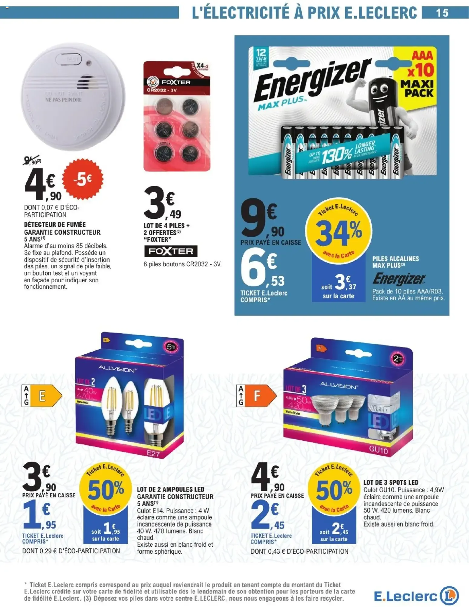 Brico E.Leclerc catalogue Jardin à partir du 22/09/2026 - promo en ligne du 22 septembre au 3 octobre 2026 - Catalogue page 15