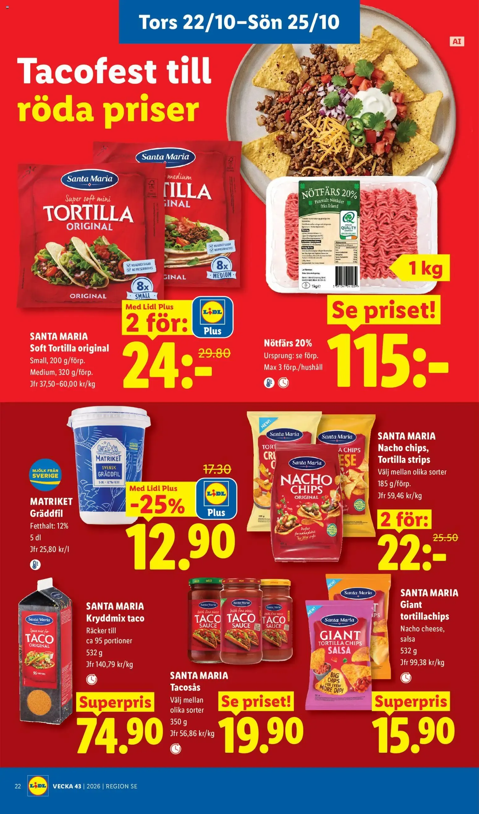 Lidl erbjudanden från 19/10/2026 - 25/10/2026 > Reklamblad nuvarande rabatter från 19 oktober till 25 oktober 2026 - Reklamblad sidor 26