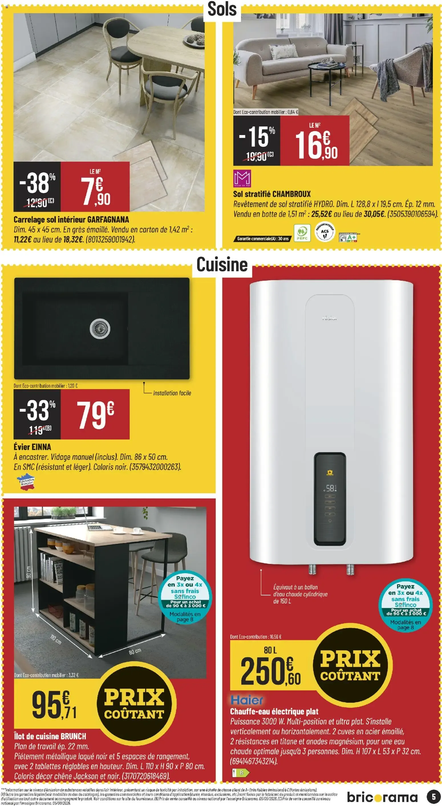 Bricorama catalogue à partir du 05/08/2026 - promo en ligne du 5 août au 16 août 2026 - Catalogue page 5