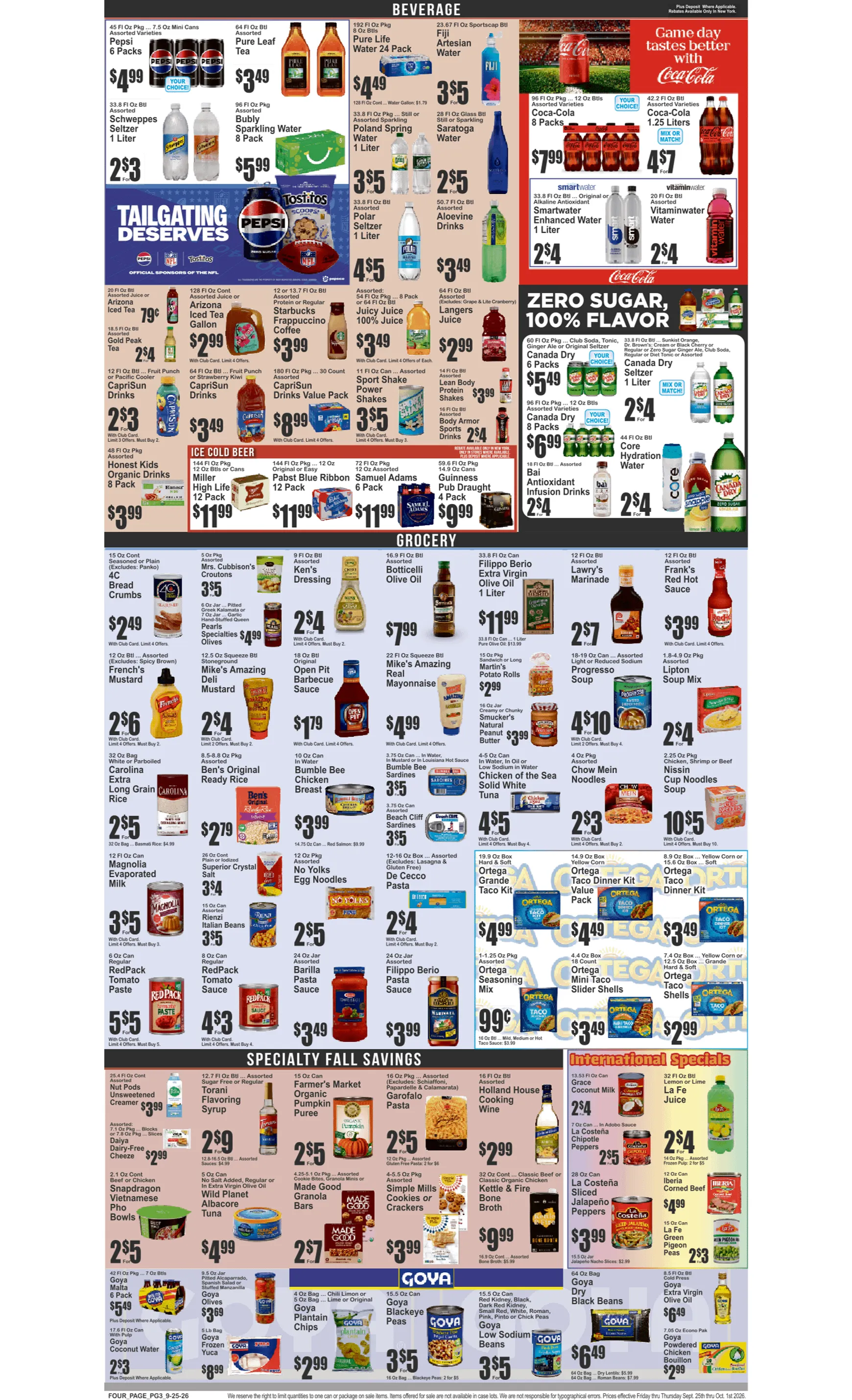 Weekly ad Current Key Food leaflet valid from Friday 09/25/2026 to Thursday 10/01/2026 from September 25 to October 1 2026 - Page 4