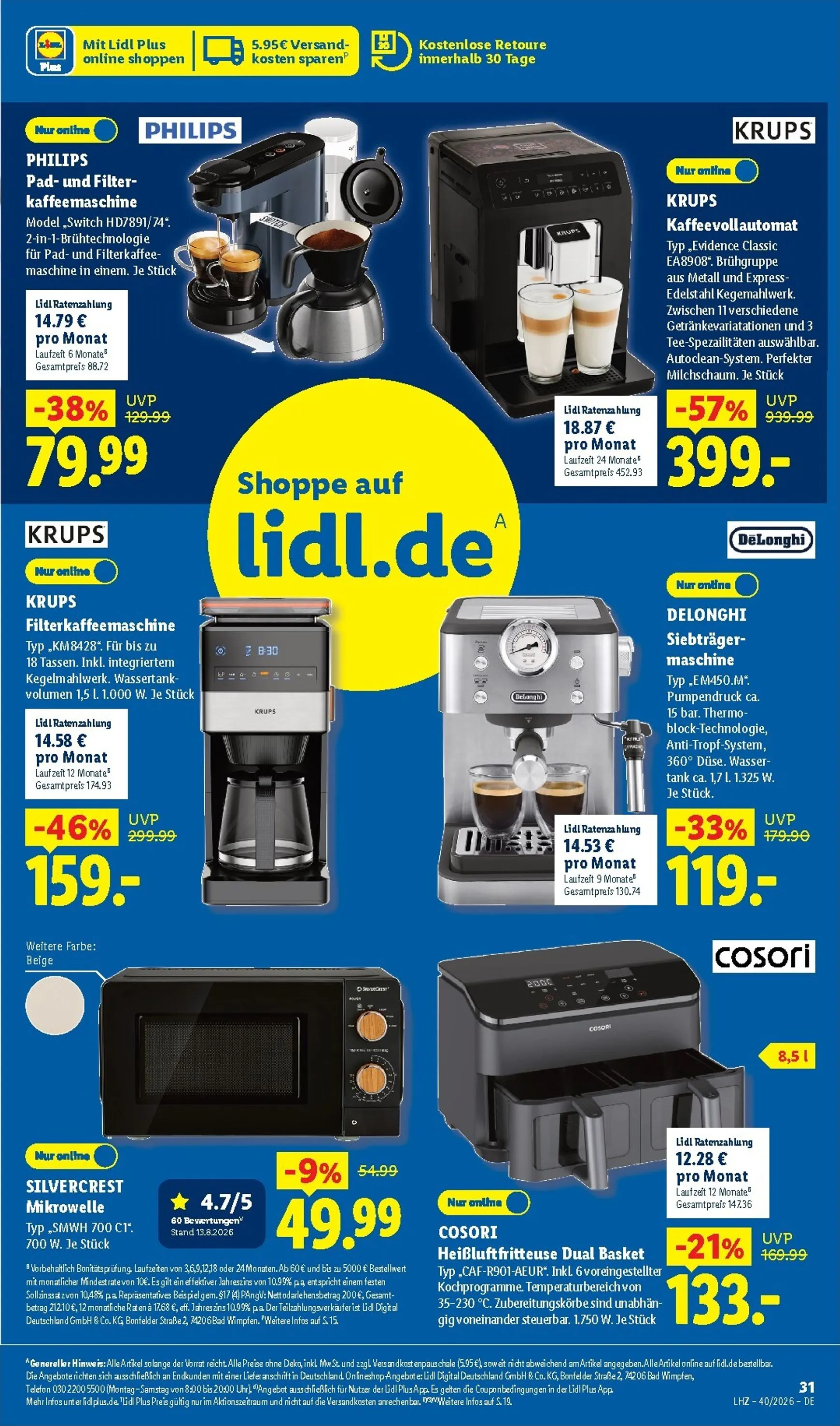 Lidl - Nonfood Prospekt nächste Woche – von Montag 28.09.2026 bis Freitag 02.10.2026 von 28. September bis 2. Oktober 2026 - Prospekt seite 23
