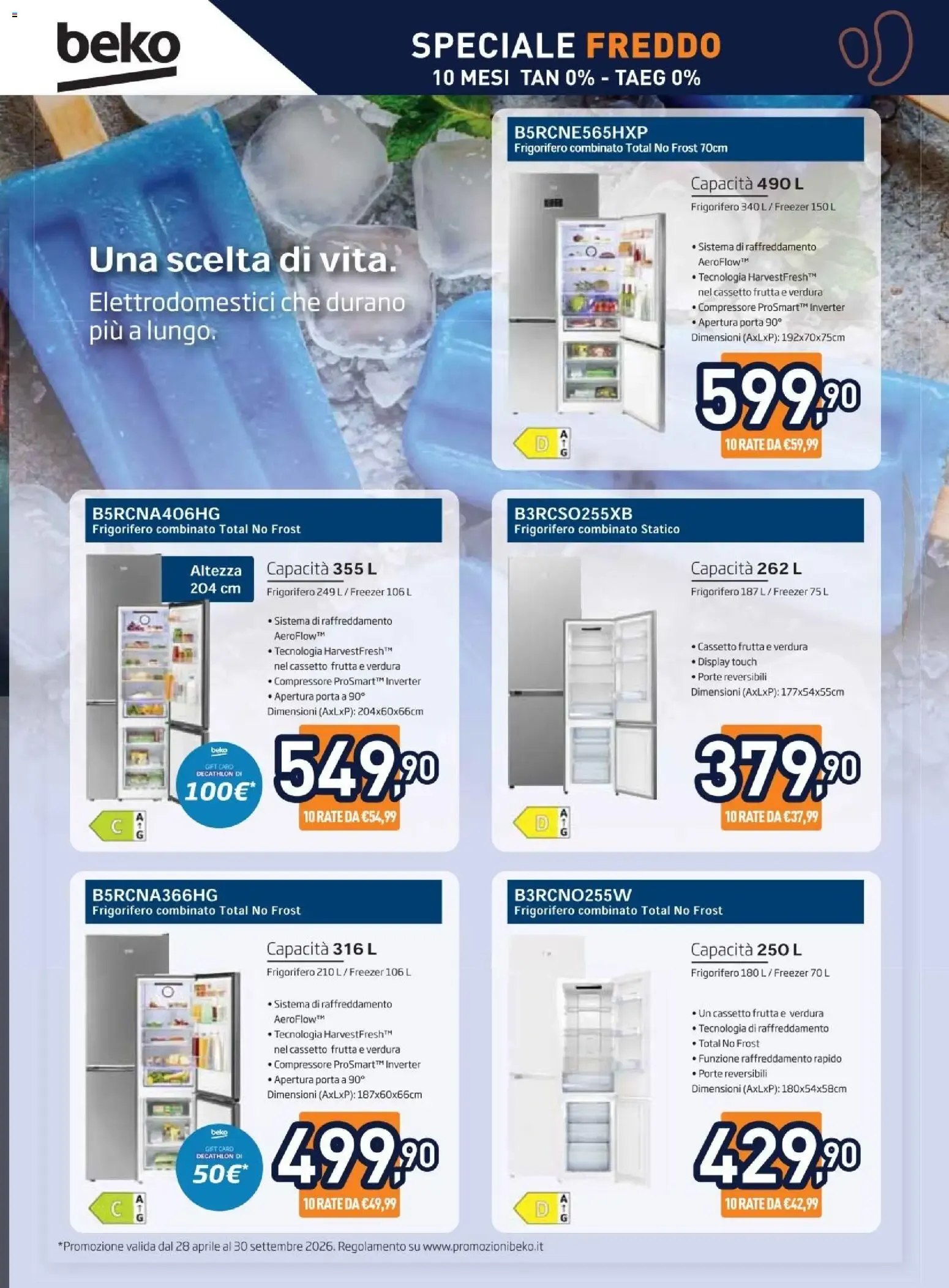 Nuovo Unieuro volantino Freddo dal 03/07/2026 > offerte anteprima 🛍️ da 3 luglio a 26 luglio di 2026 - Pagina del volantino 9