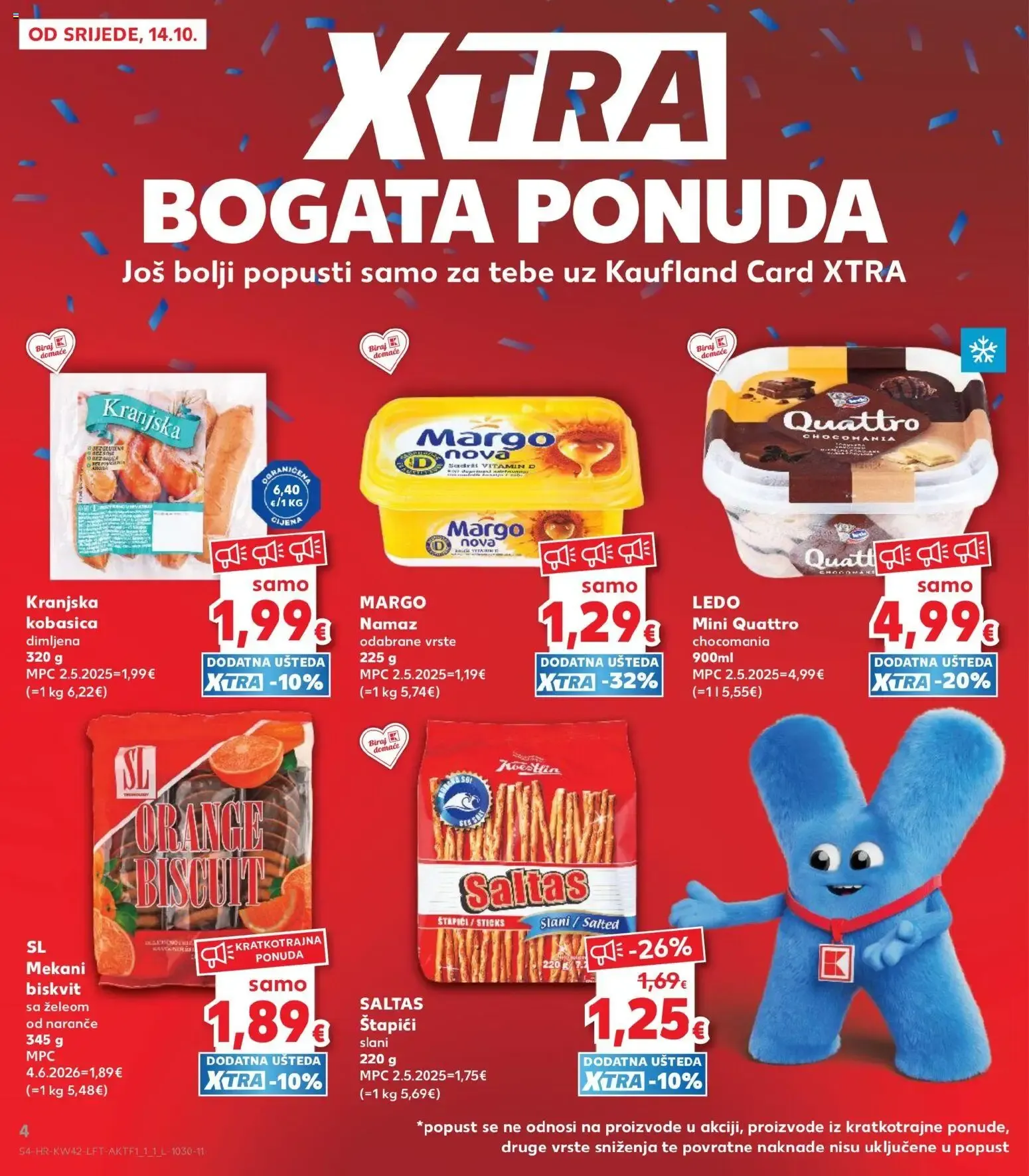 Katalog Kaufland Katalog novi od 14.10.2026 na listanje > letak digitalni od 14. listopada do 20. listopada 2026. - Pregled Stranica 4