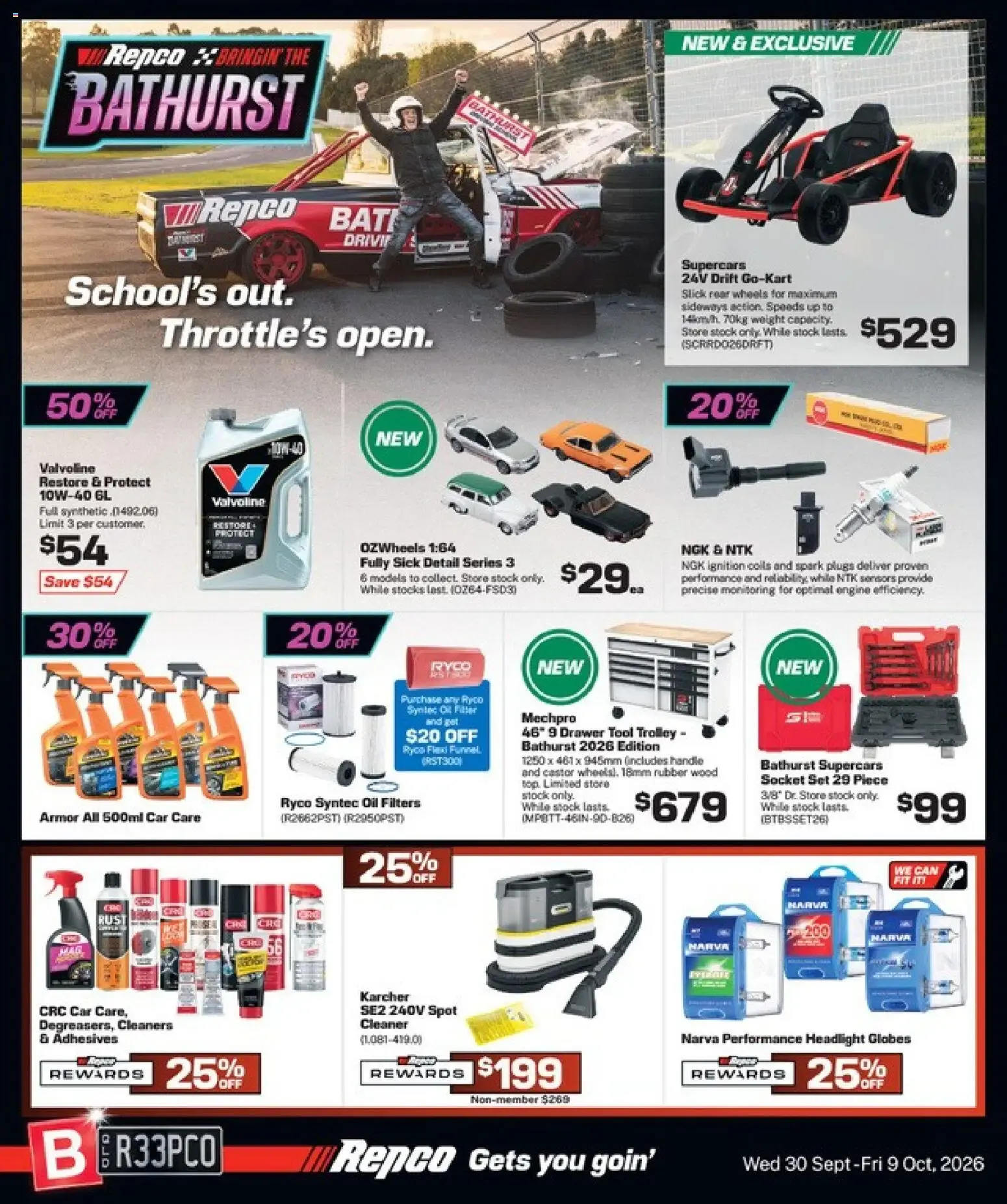 Repco BRINGIN' THE BATHURST from 30 September to 9 October 2026 - Catalogue Page 1