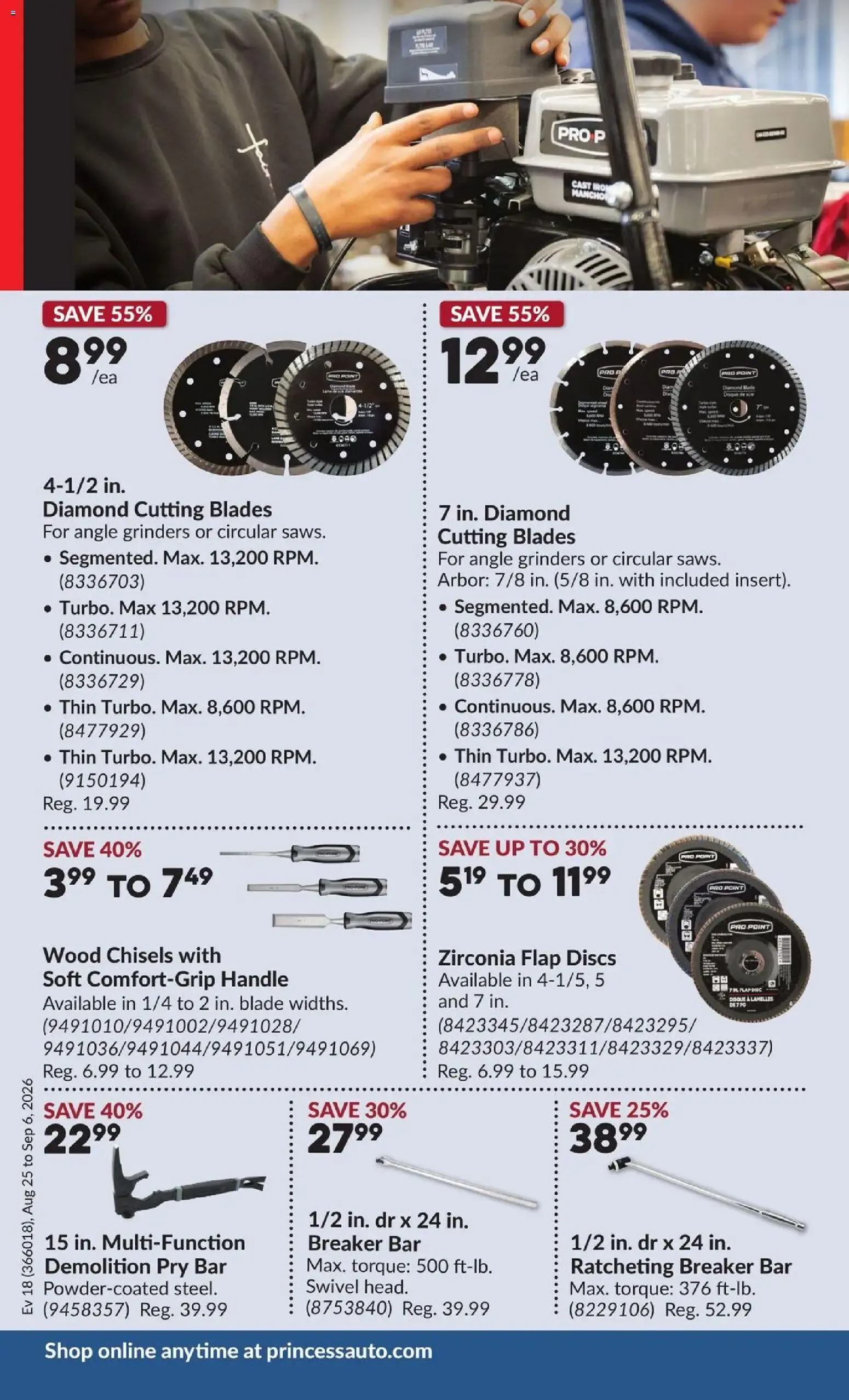 Princess Auto flyer - 2 Week Sale! from Aug 25, 2026 > weekly specials & deals from August 25 to September 6 2026 - flyer page 6