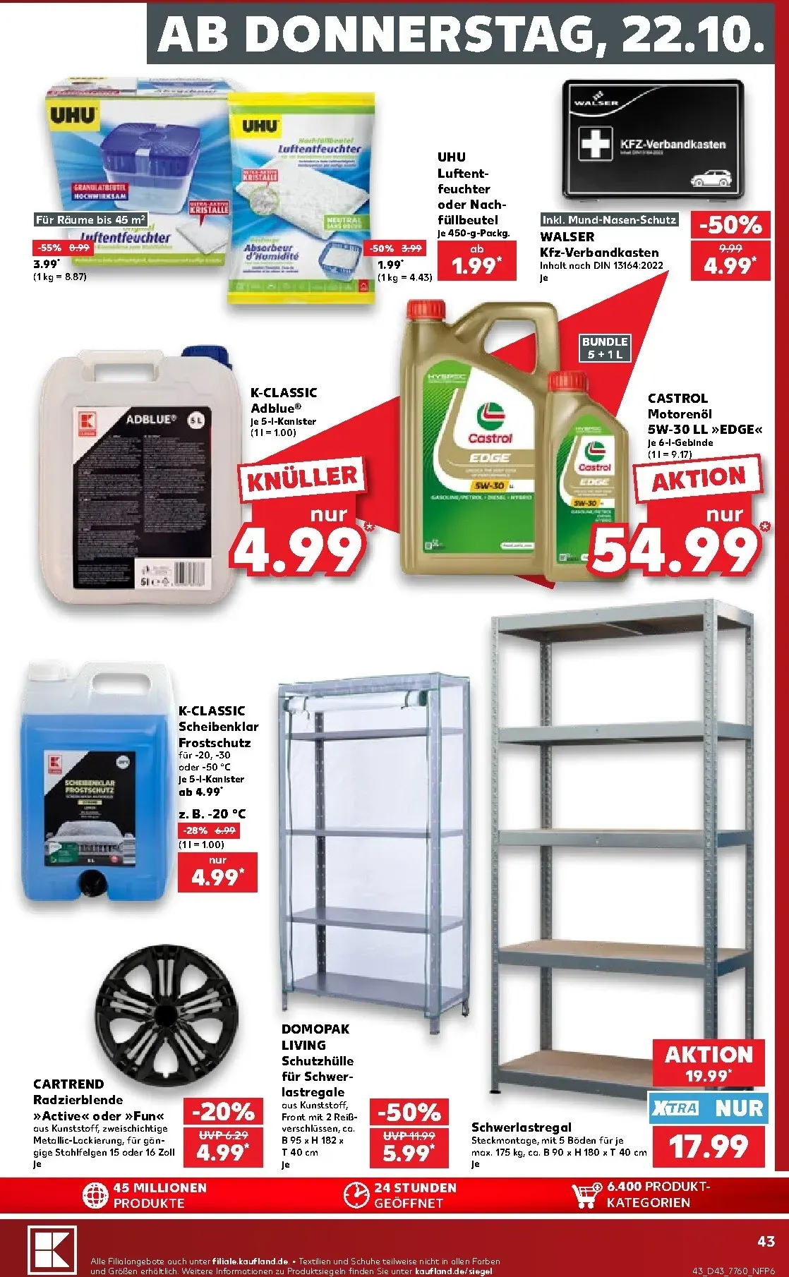 Kaufland Prospekt nächste Woche – von Montag 19.10.2026 bis Samstag 24.10.2026 von 19. Oktober bis 24. Oktober 2026 - Prospekt seite 44