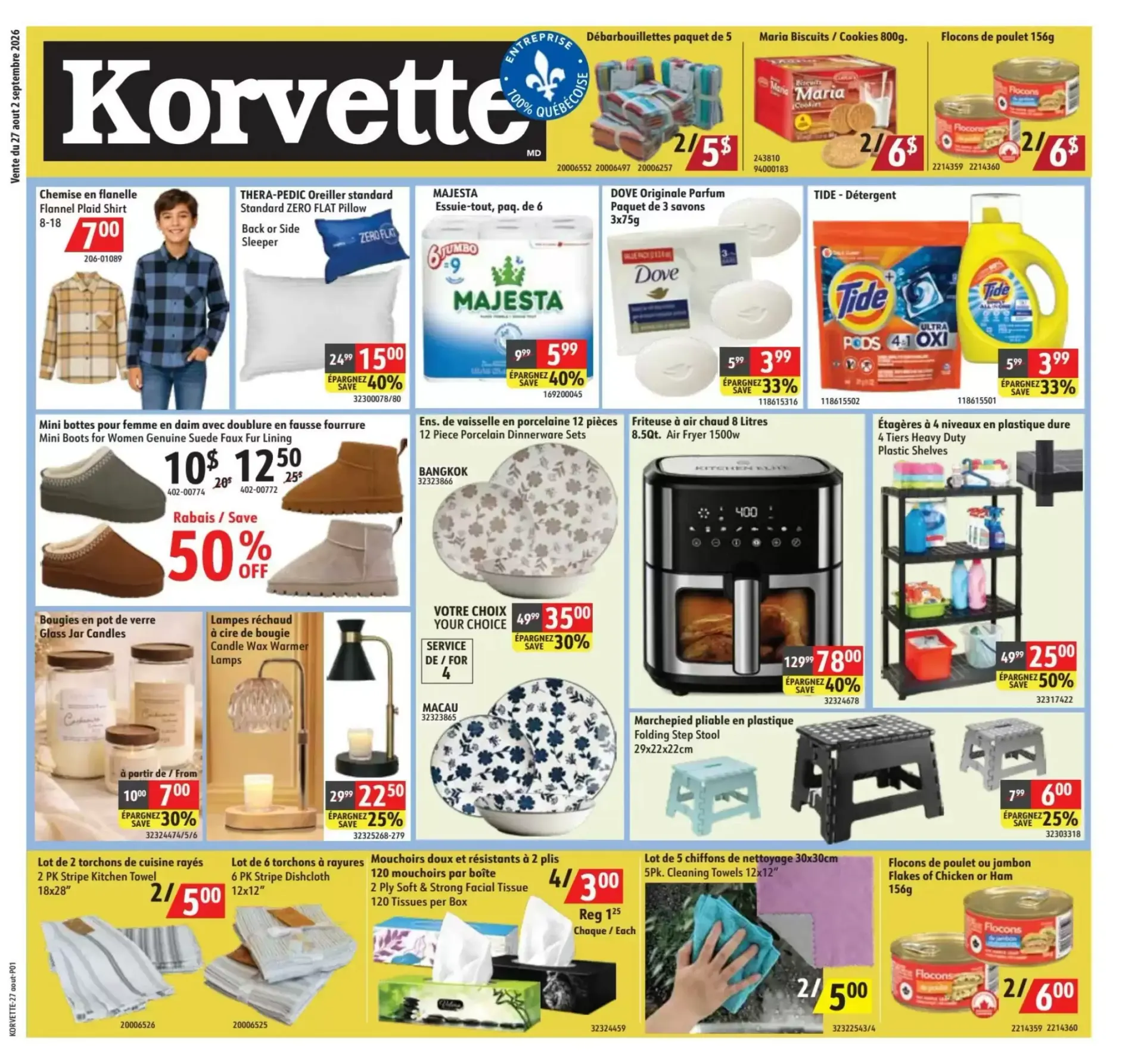 Korvette flyer week 35 from August 27 to September 2 2026 - flyer page 1