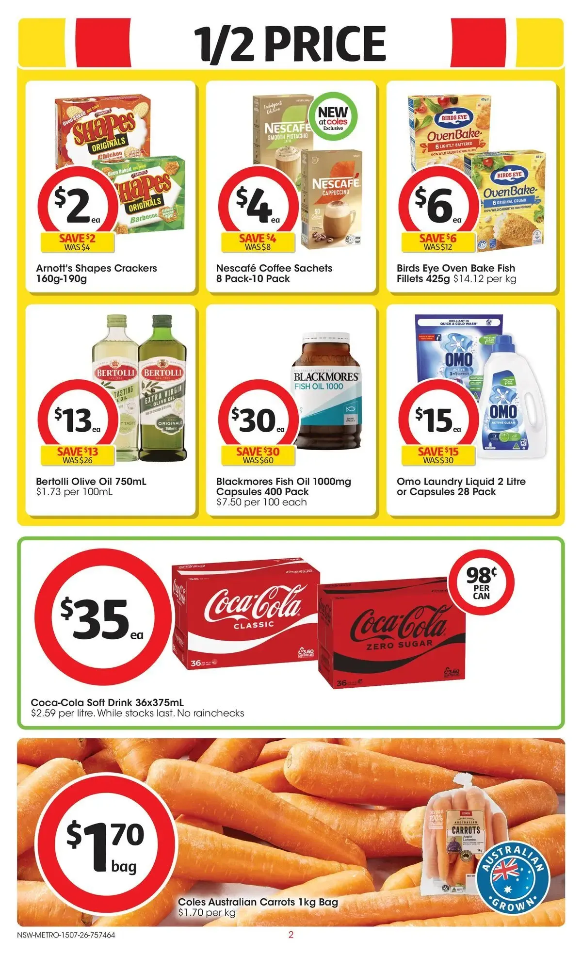 Coles catalogue valid from 15/07/2026 > Online Australia - Catalogue valid from 15 July to 21 July 2026 - page 2