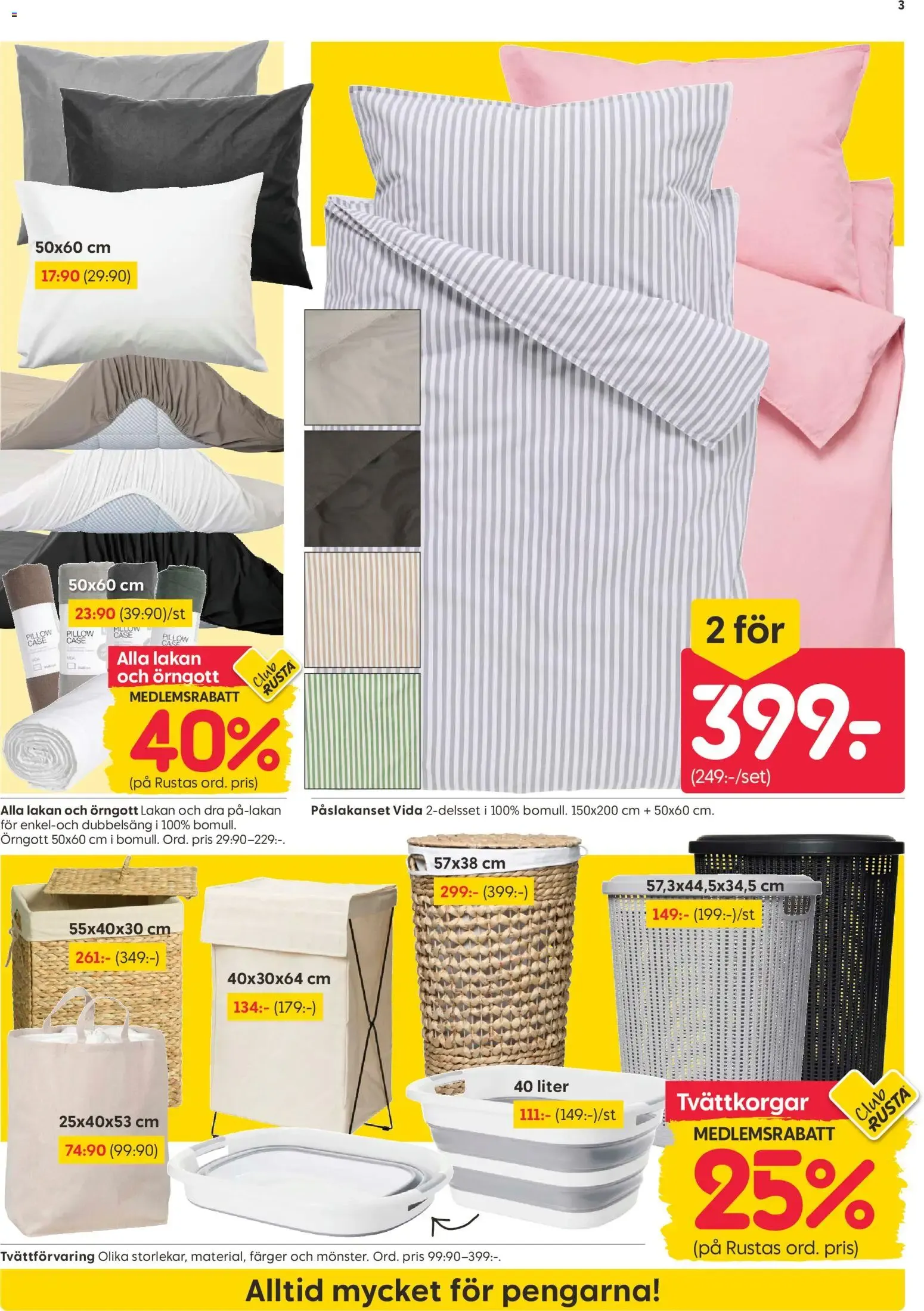 Rusta erbjudanden från 31/08/2026 - 06/09/2026 > Reklamblad nuvarande rabatter från 31 augusti till 6 september 2026 - Reklamblad sidor 3